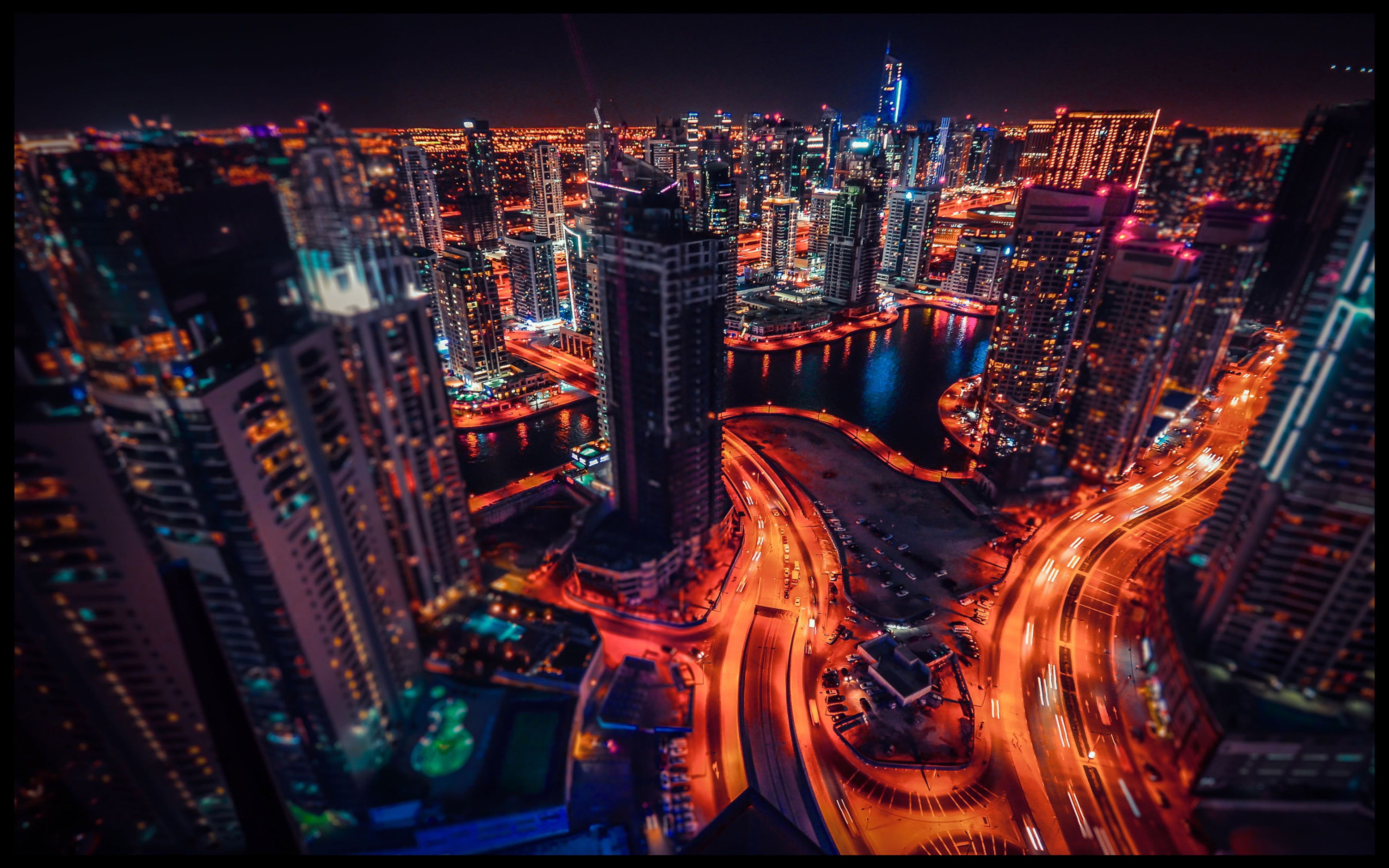 Dubai At Night Wallpapers Wallpaper Cave