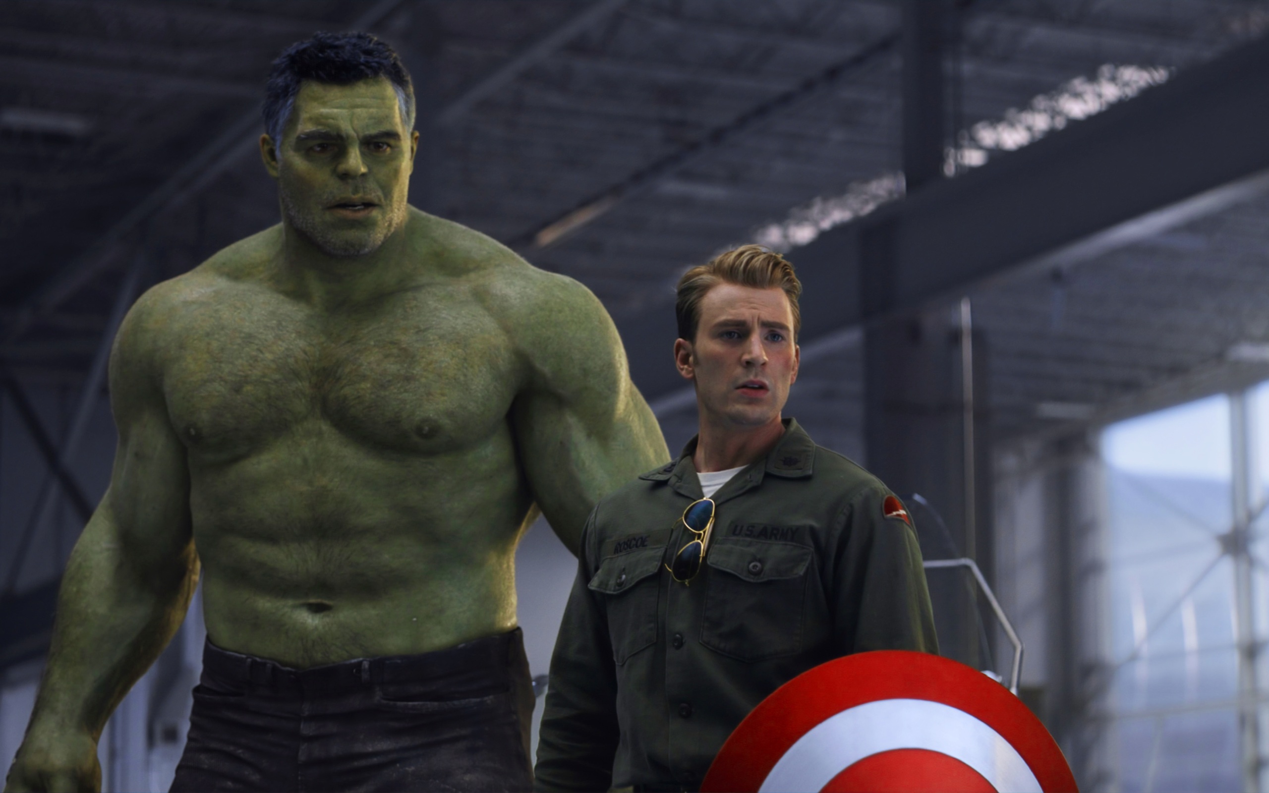 Wallpaper 4k Captain America And Hulk Time Travel Avengers End Game Wallpaper