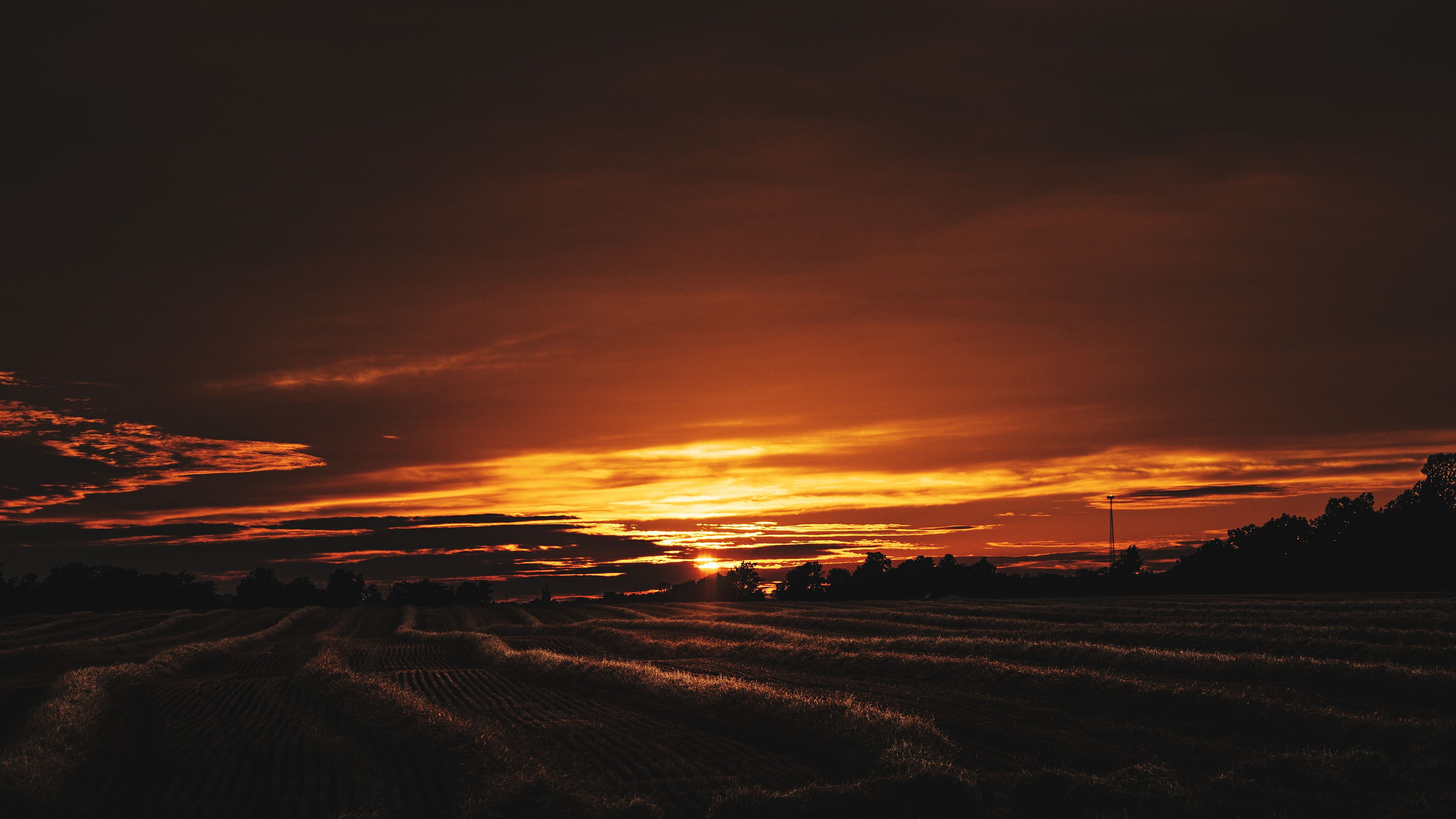 Wallpaper 4k Evening Sunset 4k Wallpaper