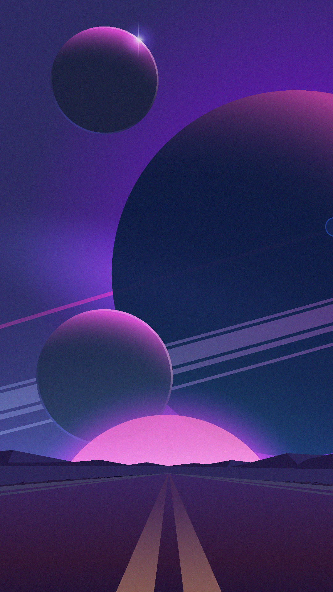 space wallpaper for iPhone, iPad