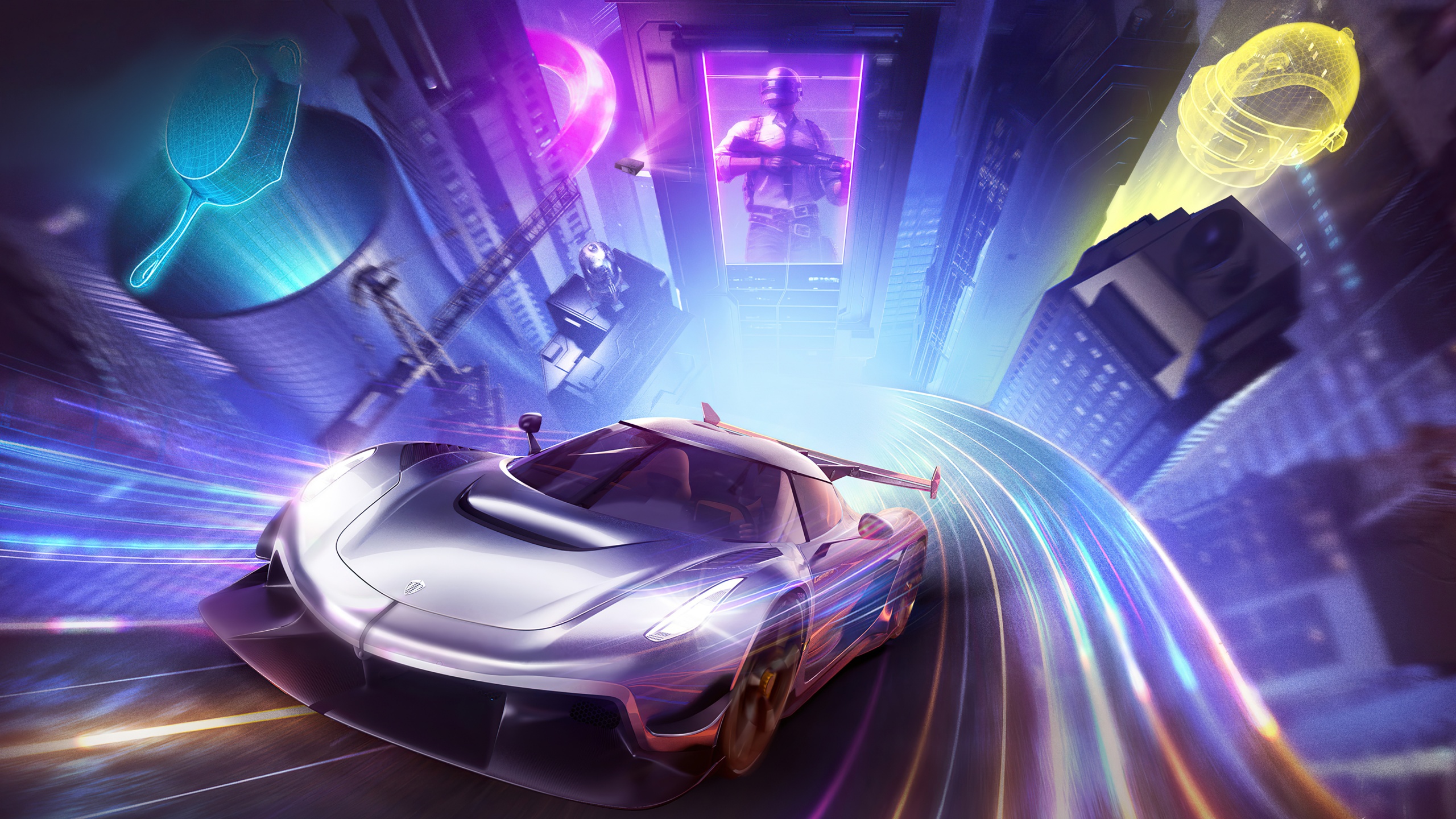 PUBG MOBILE Wallpaper 4K, Koenigsegg Gemera