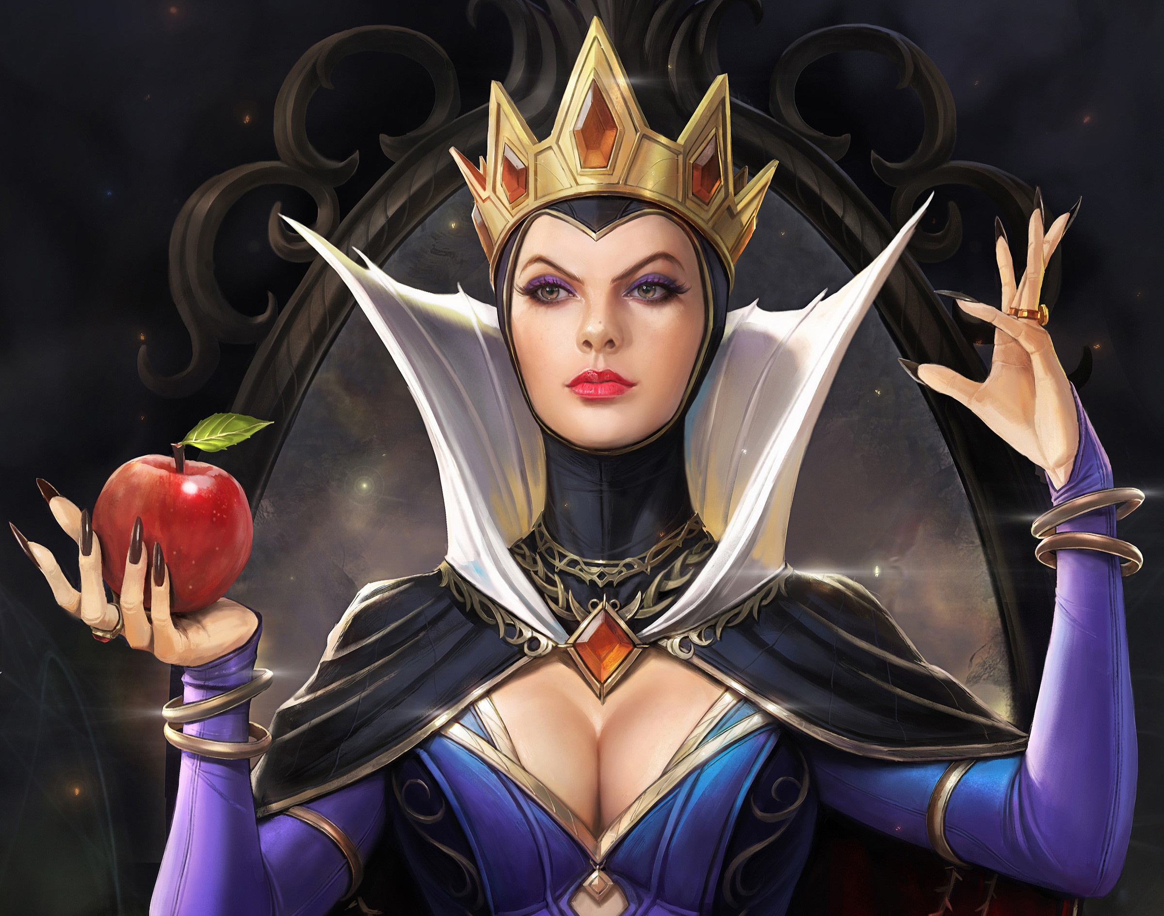 Download Evil Queen (Snow White And The Seven Dwarfs) wallpaper for mobile phone, free Evil Queen (Snow White And The Seven Dwarfs) HD picture