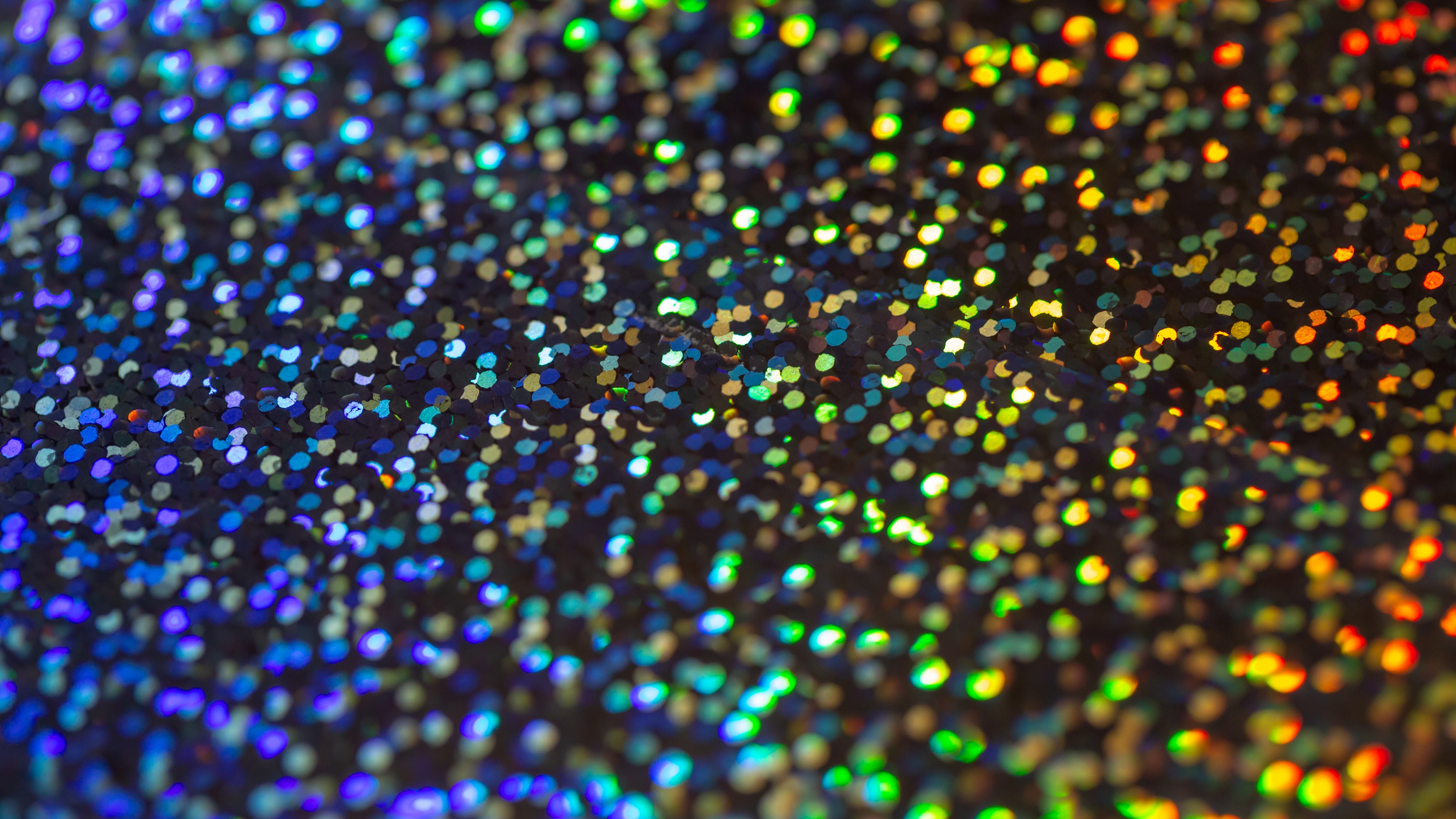 Rainbow Glitter Wallpaper 4K, Multicolor, Shiny, Texture