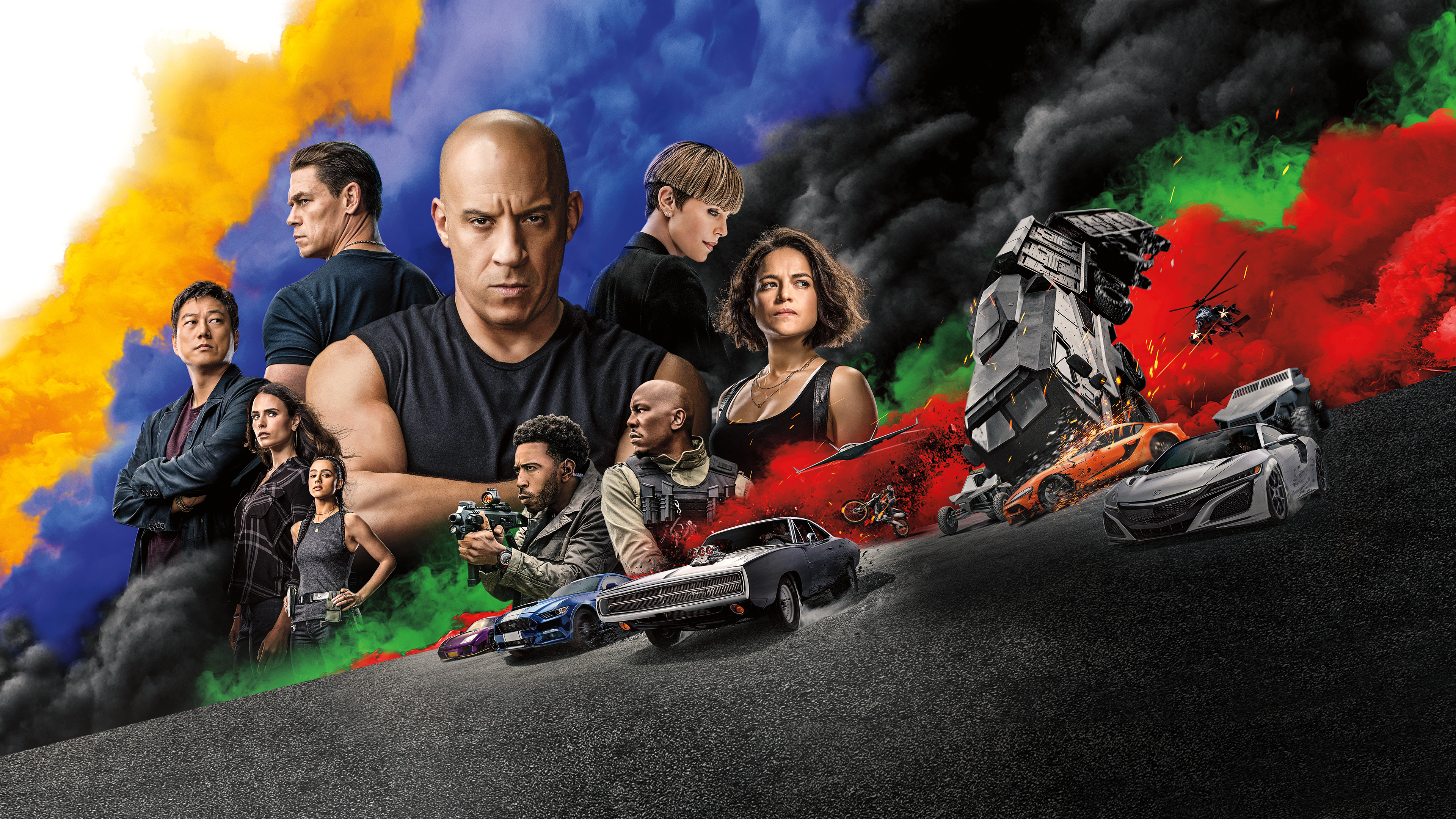 Fast & Furious 9 Wallpaper 4K, F9, Vin