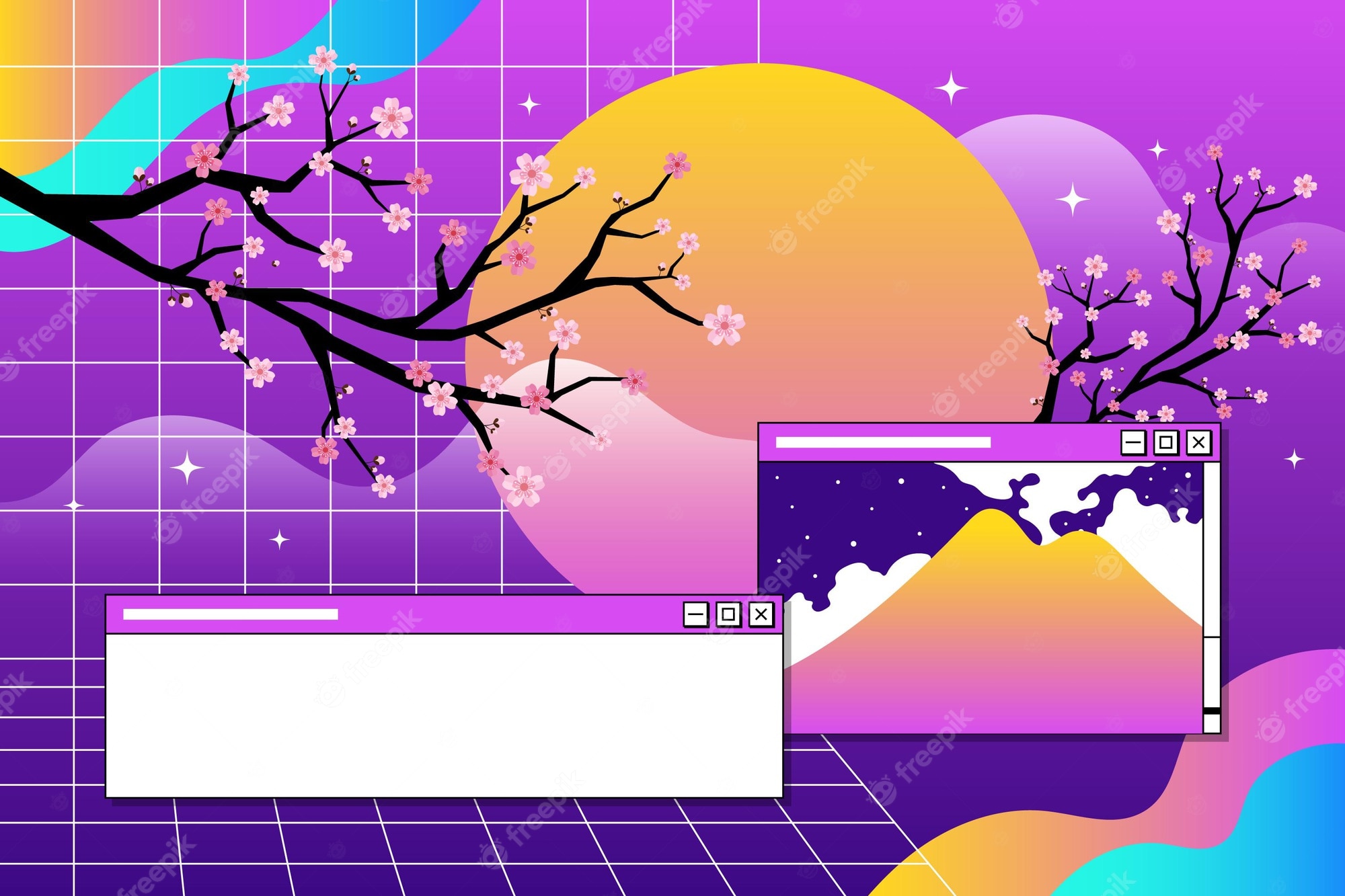 Vaporwave Desktop Wallpaper Image
