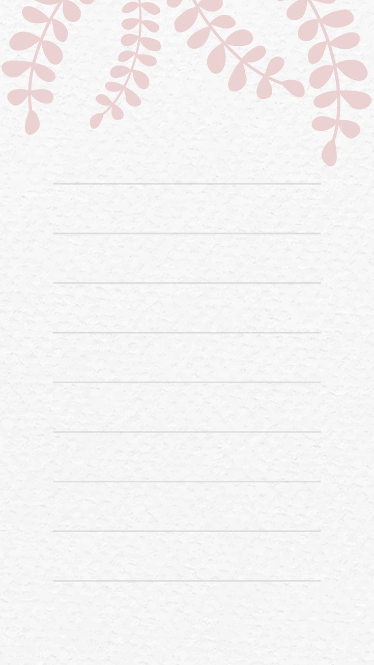 Download premium vector of Pink leafy patterned note mobile phone wallpaper vector by marinemynt about i. Notes , Phone wallpaper pink, Note writing paper