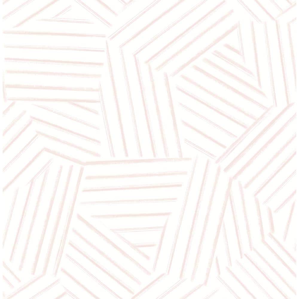 A Street Prints Helene Pink Geometric Lines Matte Paper Non Pasted Wallpaper 4121 26902 Home Depot