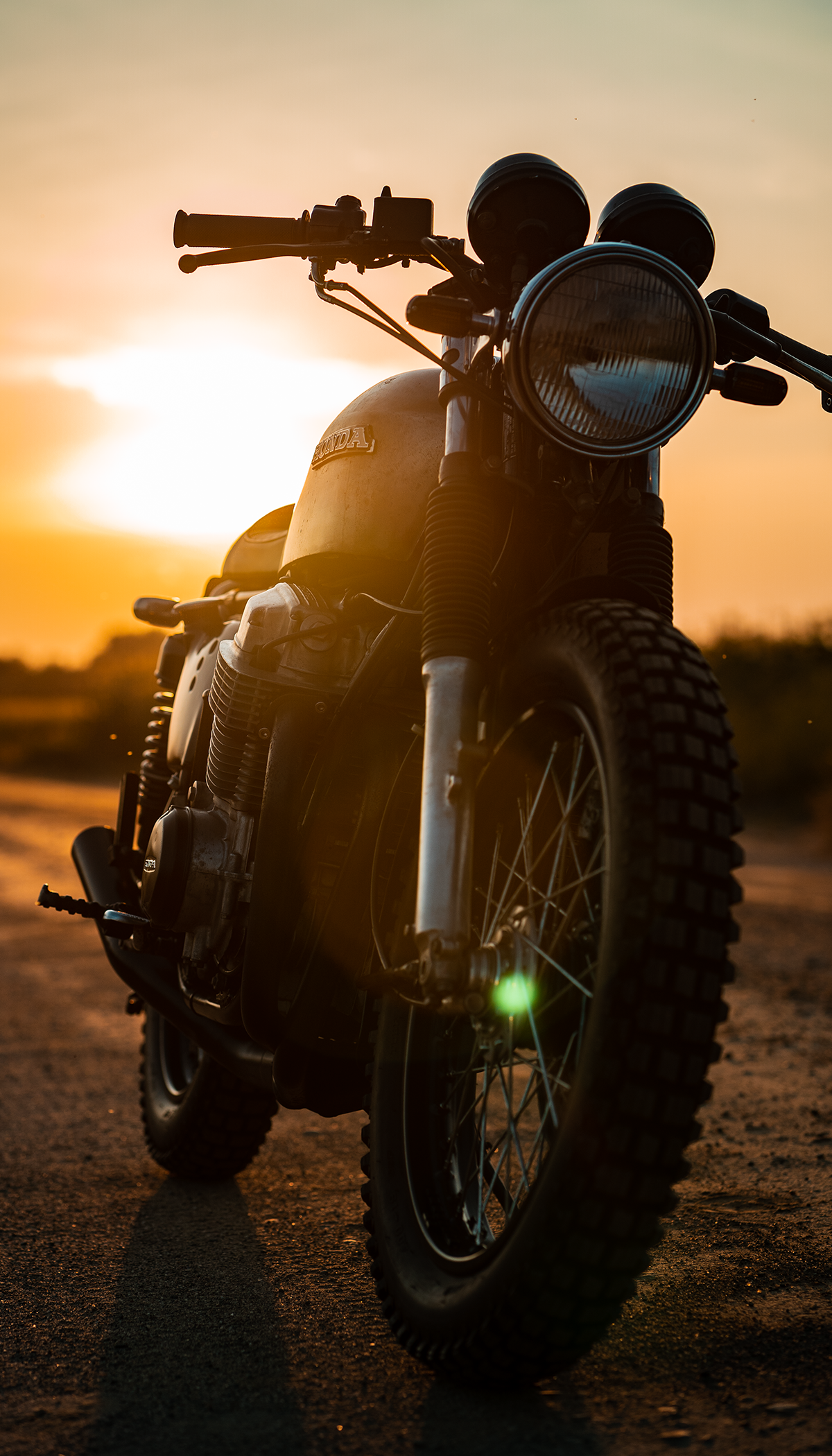 Honda CB750 Cafe Racer Sunset. Motorcycle photography, Road bike photography, Bike photography