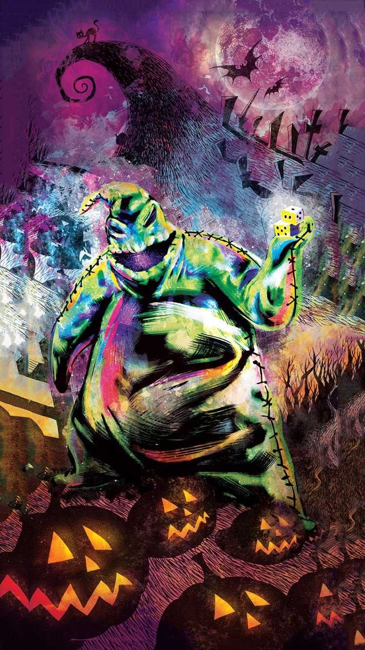 Oogie Boogie Wallpaper. Nightmare before christmas wallpaper, Nightmare before christmas picture, Nightmare before christmas drawings