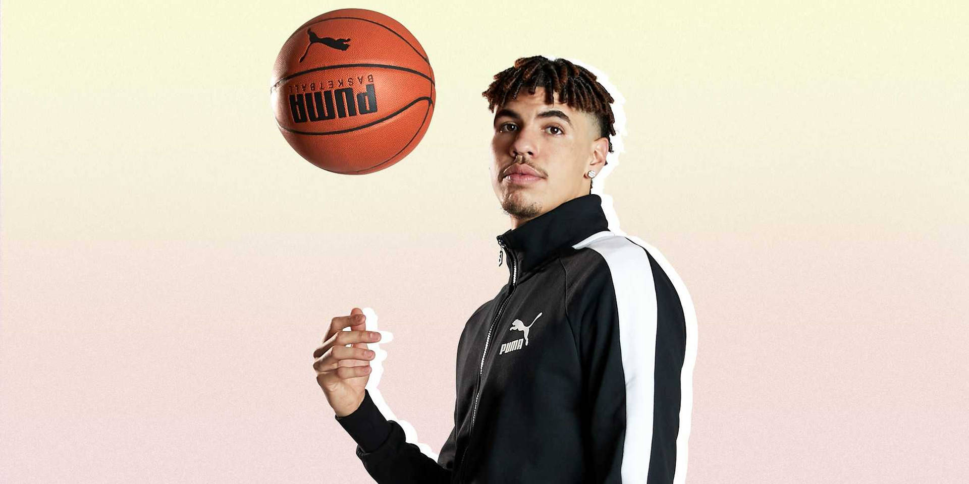 Download Lamelo Ball In Pink Wallpaper