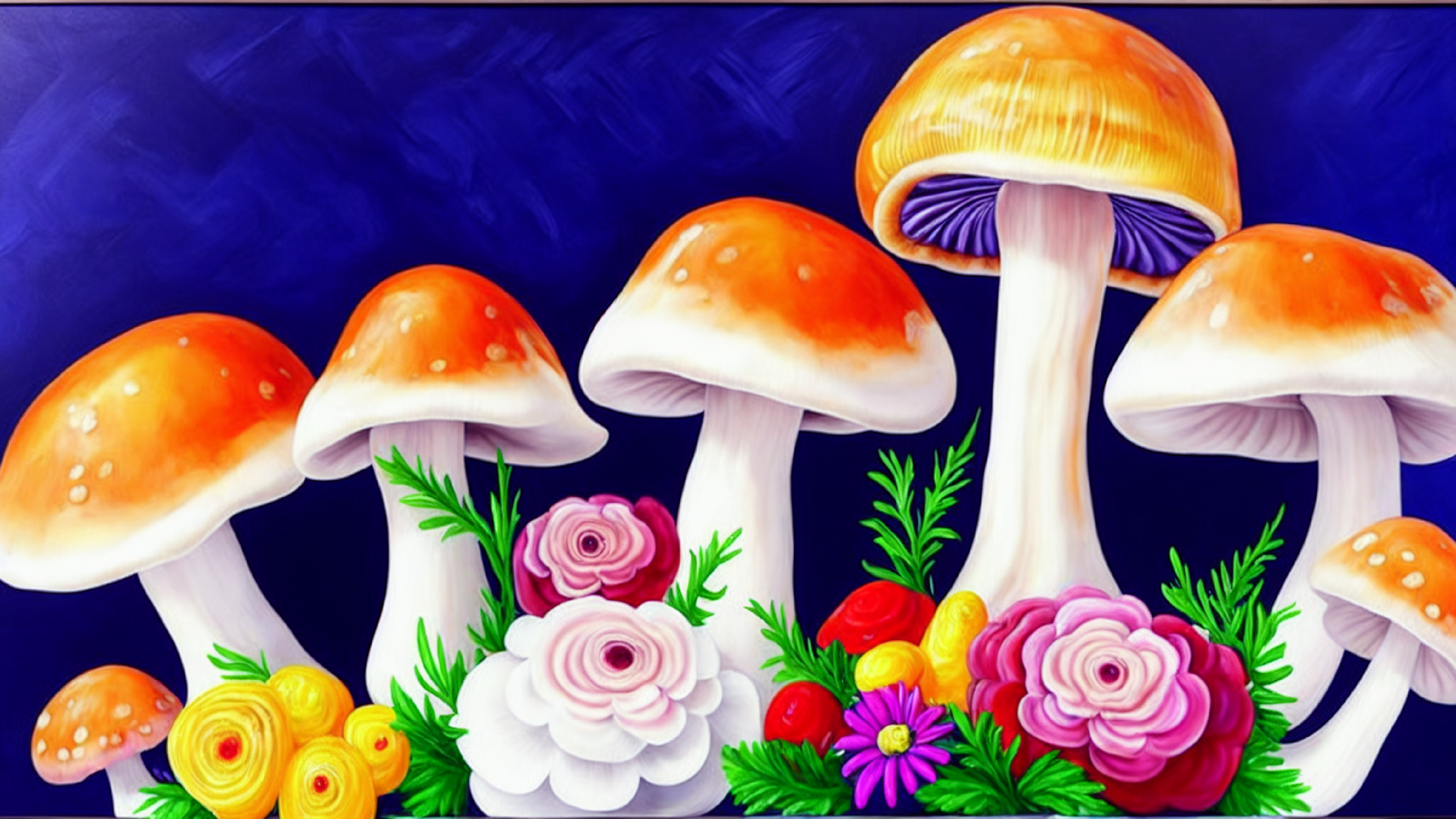 Mushroom Still lifes 4k wallpaper