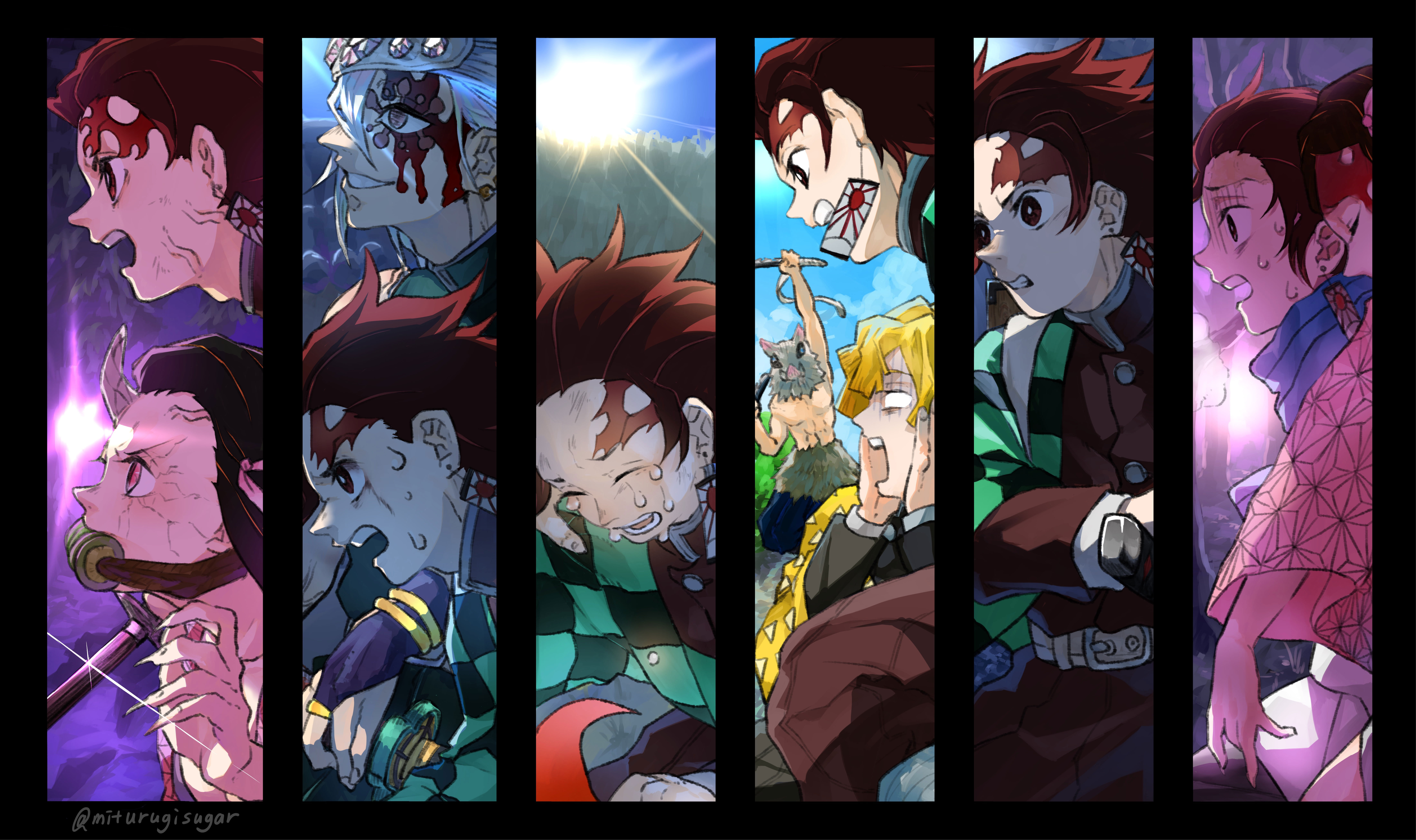 Wallpaper Anime, Demon Slayer Kimetsu No Yaiba