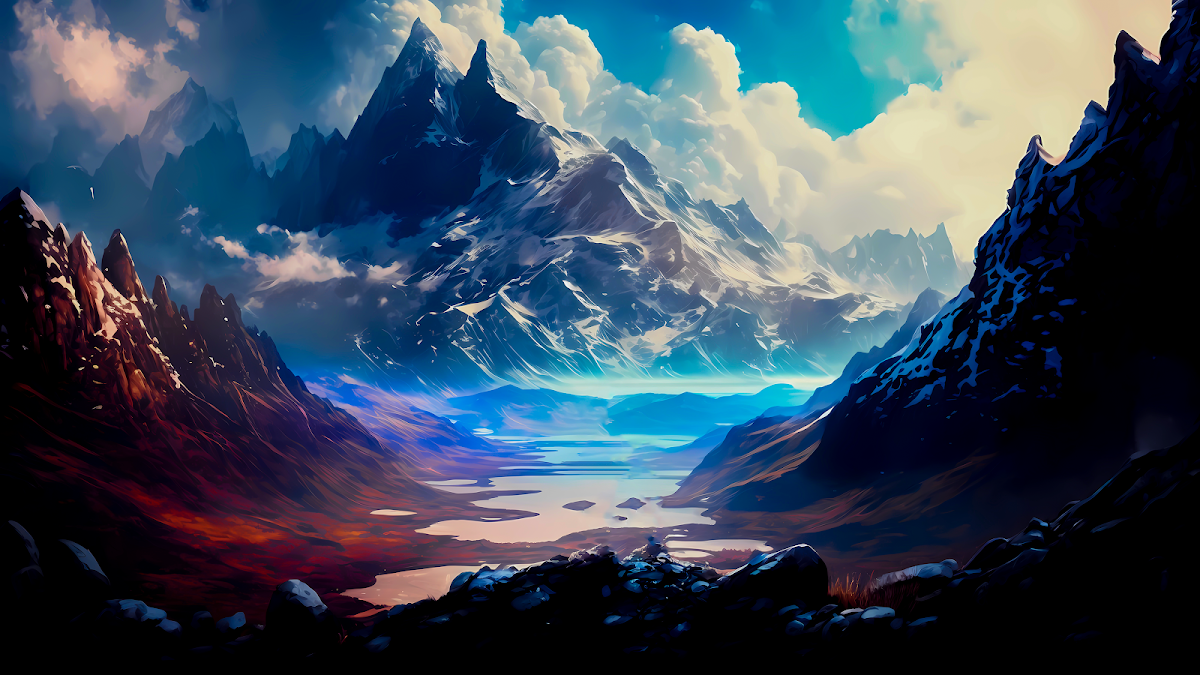 Incredible Mountain Landscape, Desktop