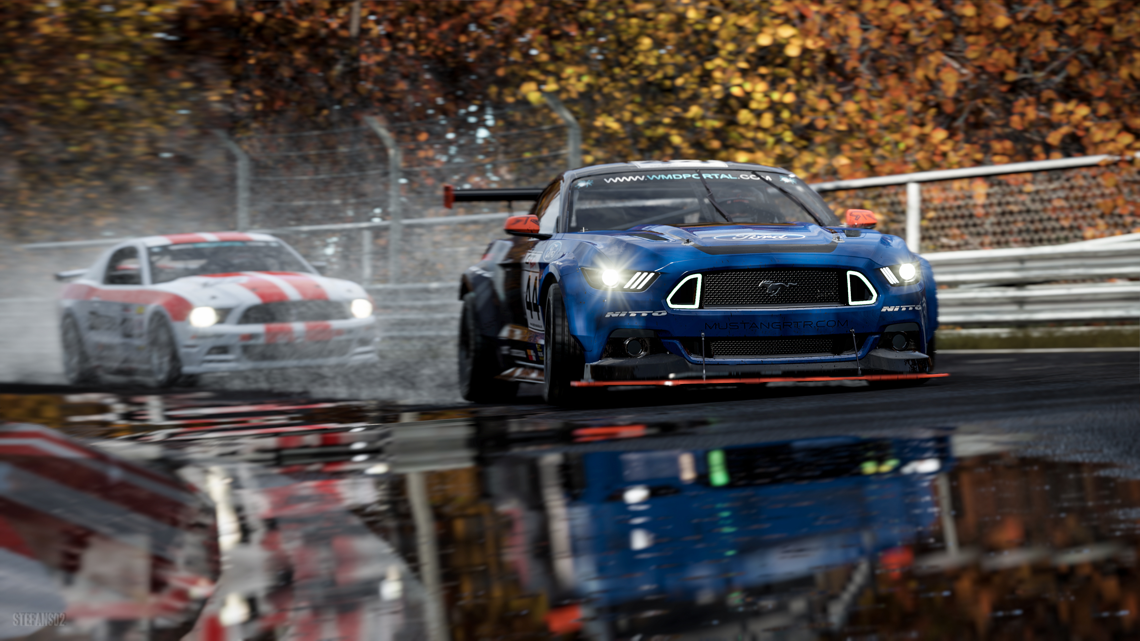 Wallpaper 4k Ford Mustang RTR Project Cars 2 4k Wallpaper