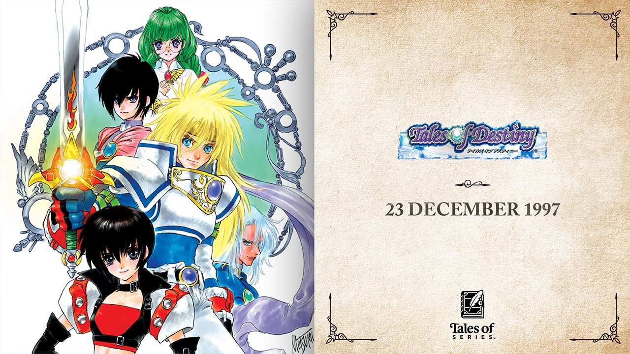 Tales of Series, we're reintroducing the fateful RPG #TalesOf Destiny, which launched back in 1997! This tale follows Stahn, a passionate and straightforward young man who will become the