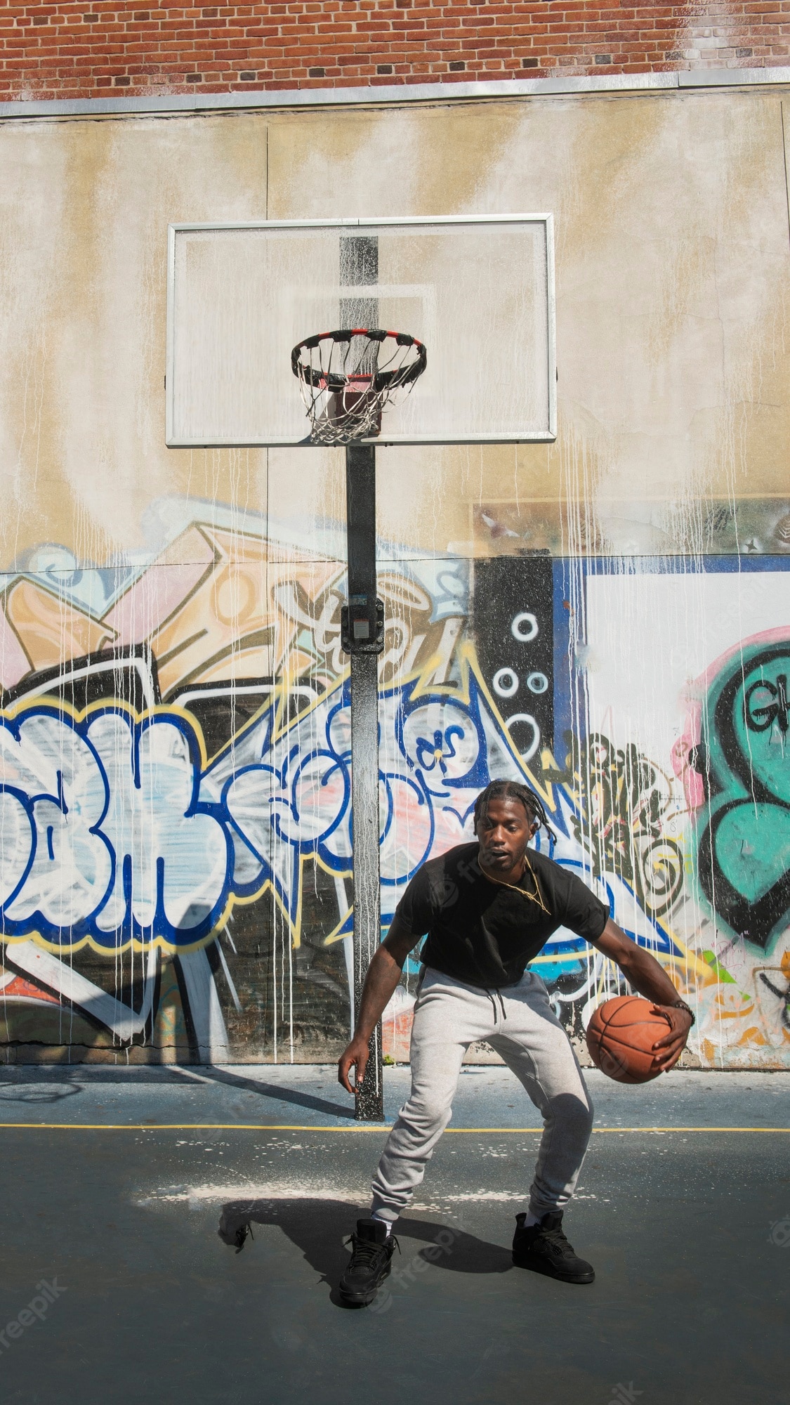 Basketball Graffiti Image