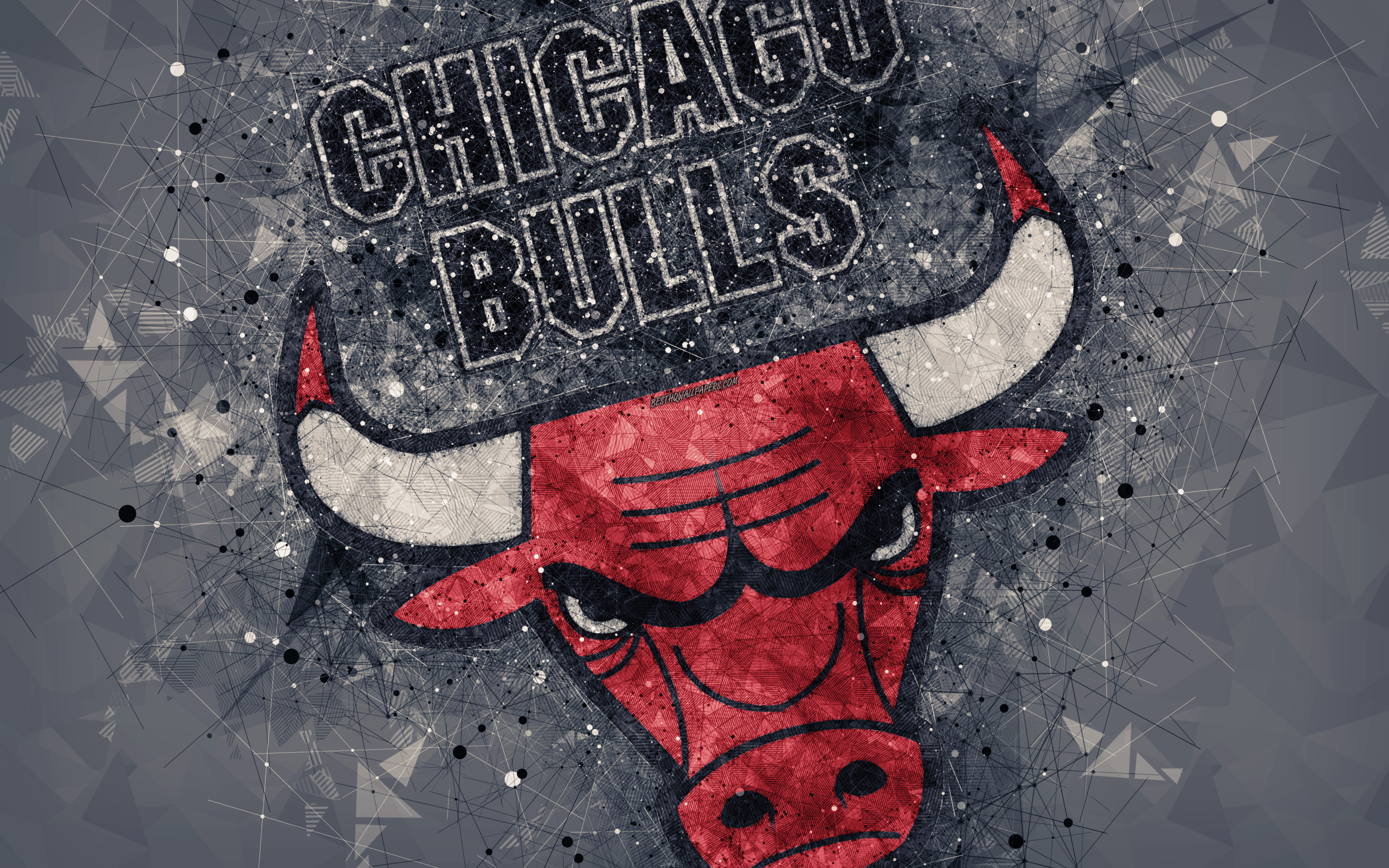Wallpaper Chicago Bulls, Nba, Basketball, Chicago, Street Art, Background Free Image