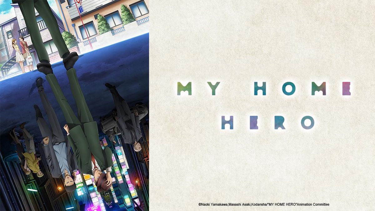 Imagem promocional da série anime My Home Hero