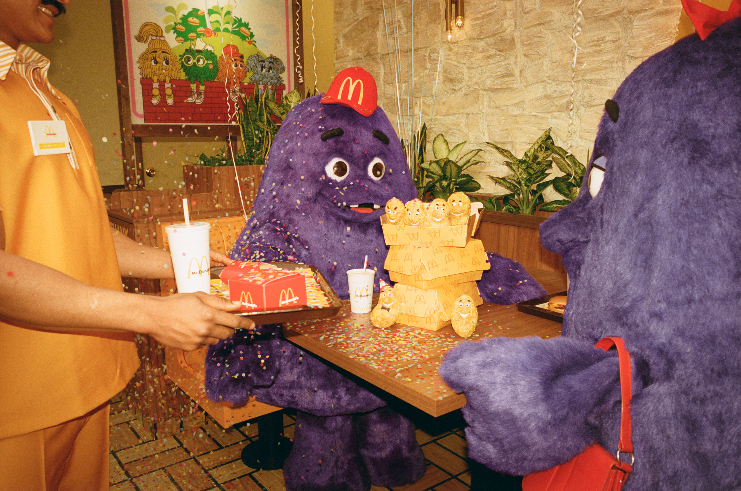 McDonald's Introduces First Ever Purple Grimace Shake