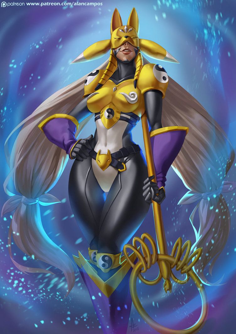 Sakuyamon by playfurry. Digimon digital monsters, Digimon tamers, Digimon wallpaper