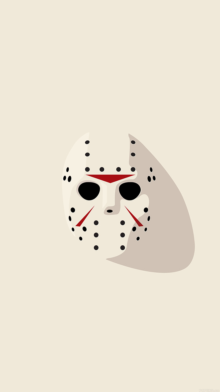 horror mask illust art minimal simple