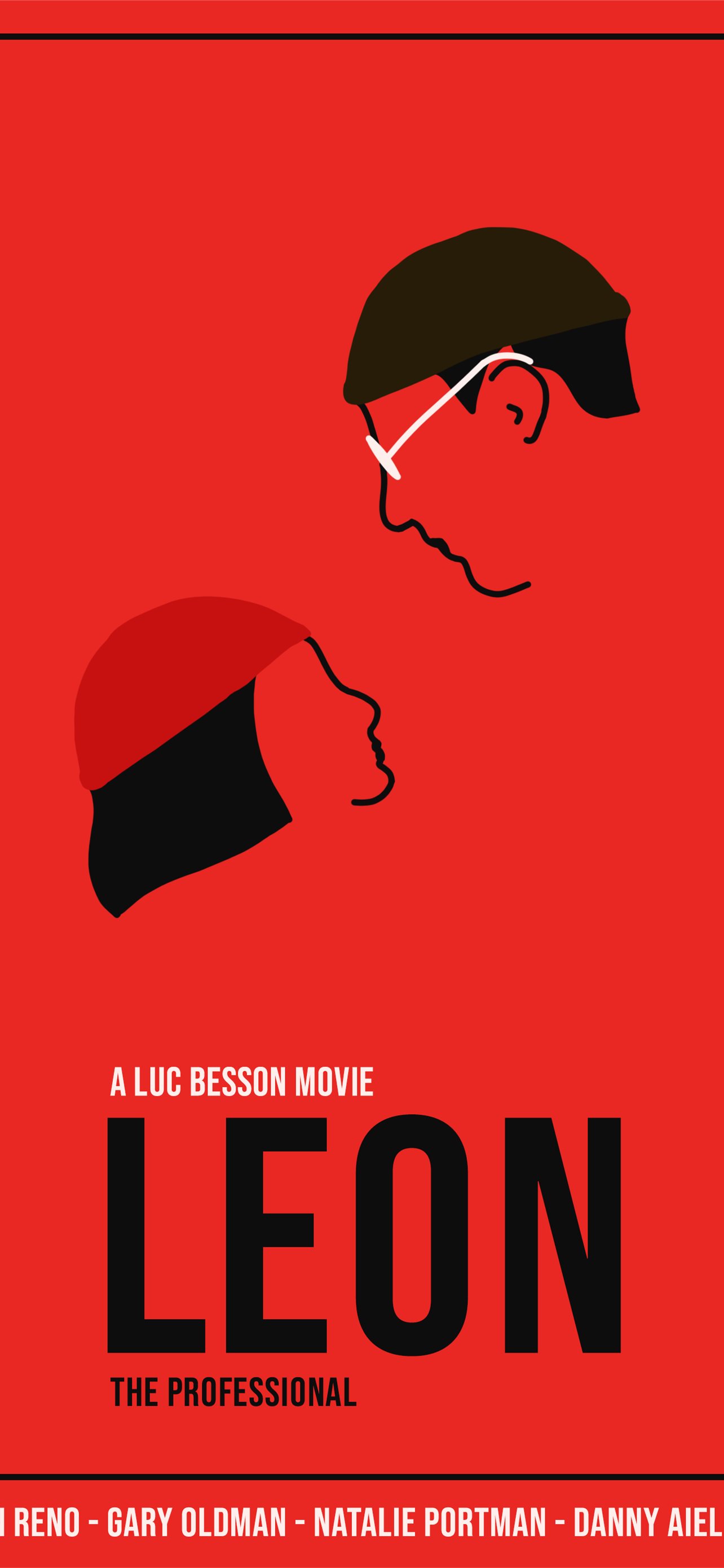 My a little late minimalist poster of Leon the Pro. iPhone Wallpaper Free Download