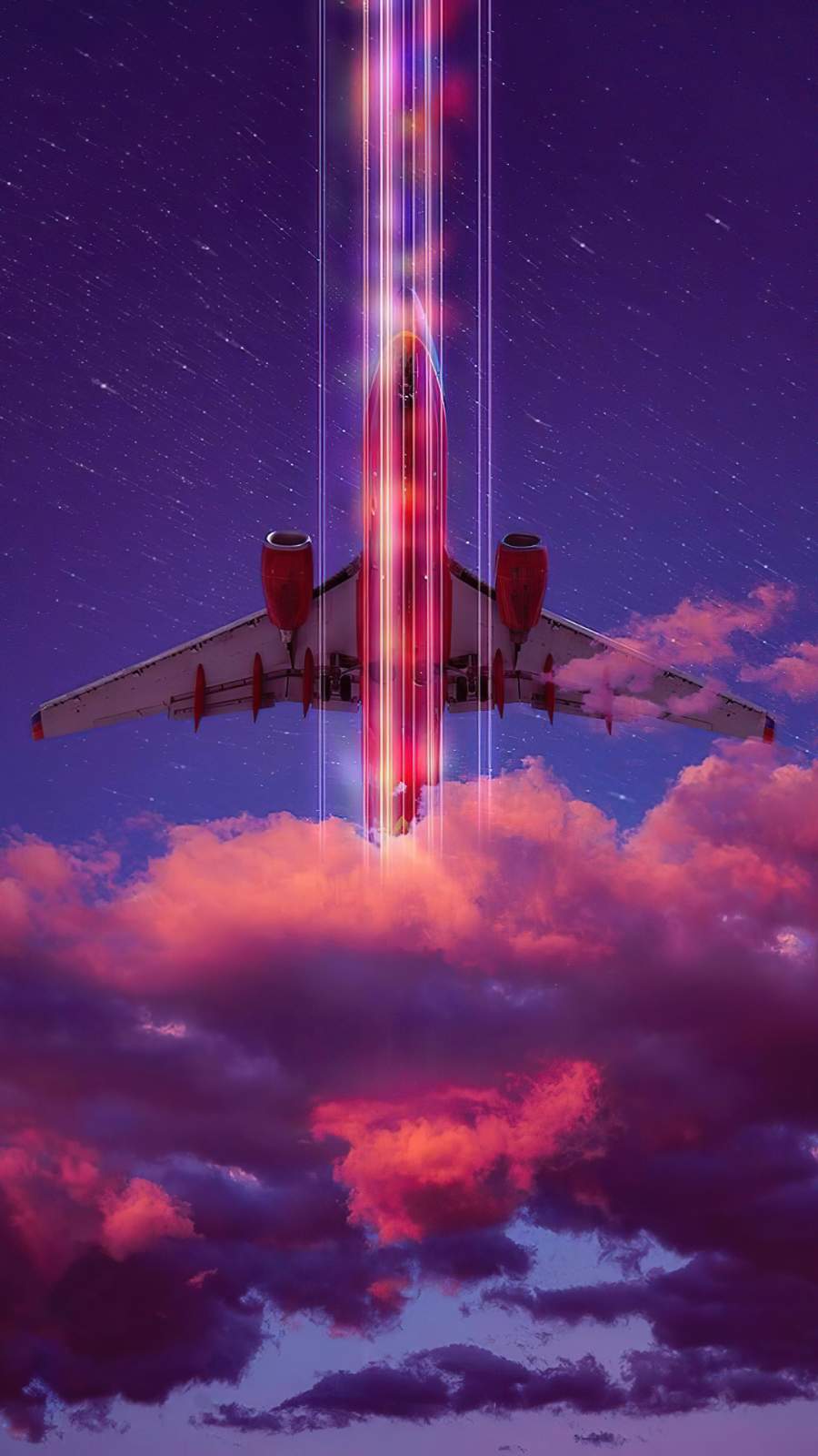Neon Retro Airlines IPhone Wallpaper Wallpaper, iPhone Wallpaper