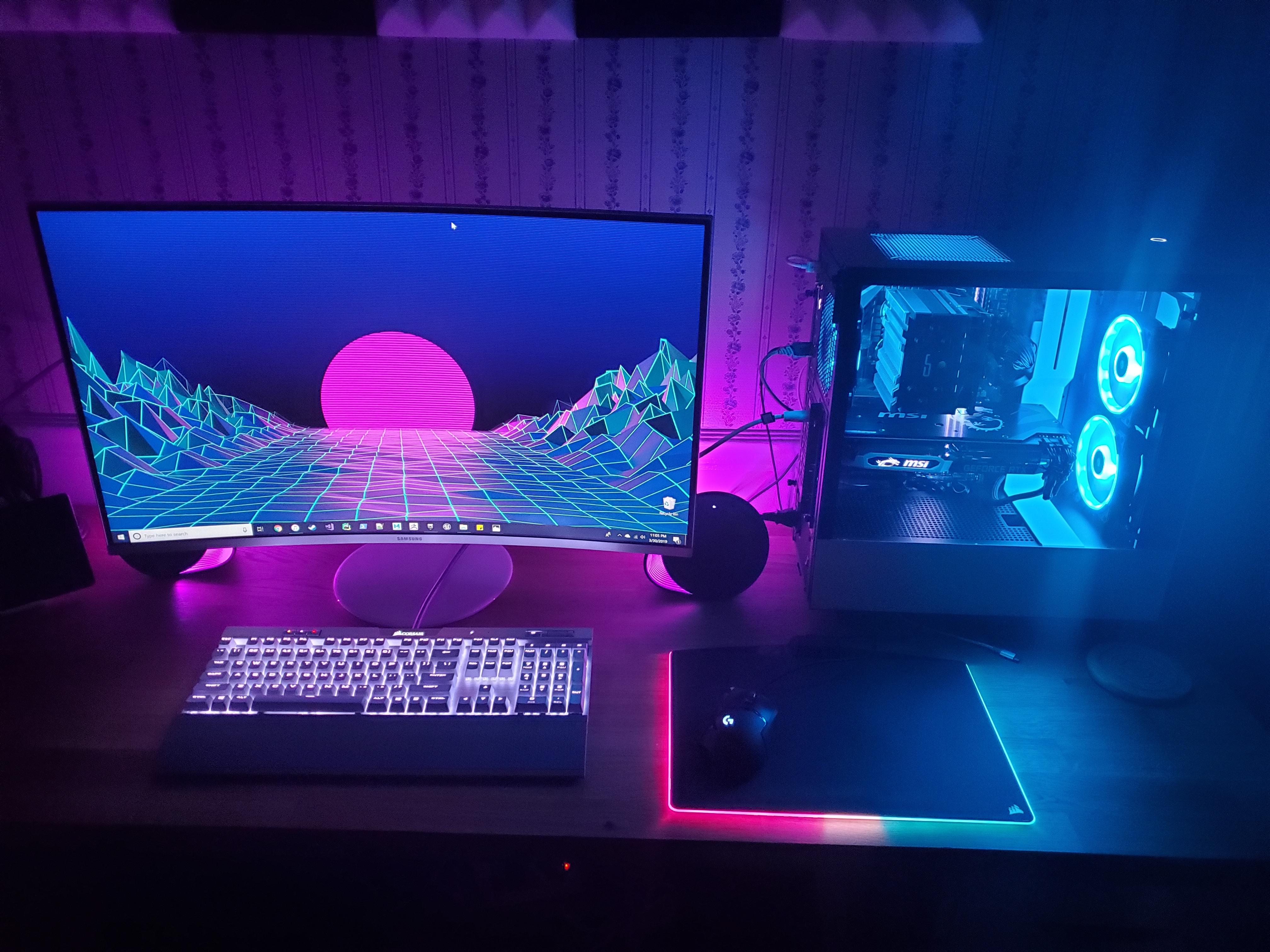 I hereby name this light setup Miami Vice