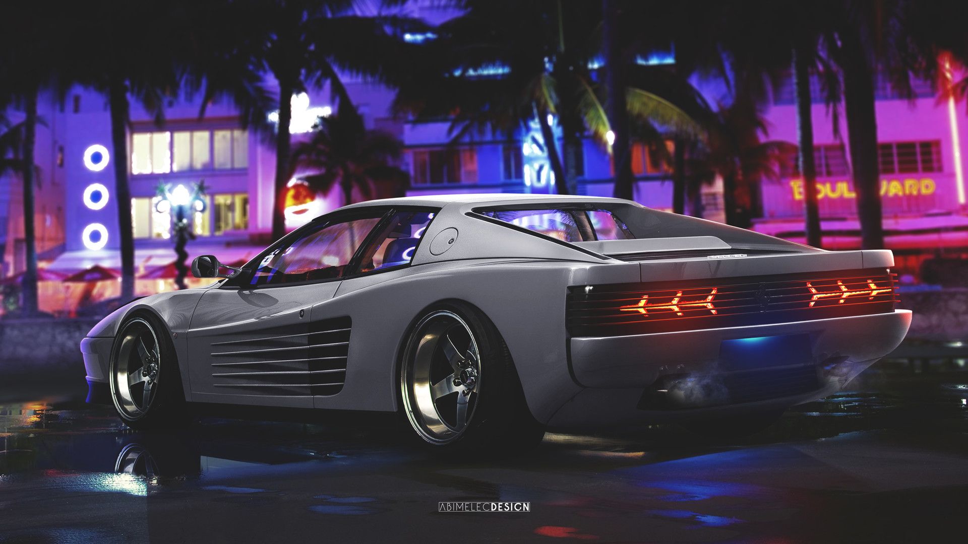 Ferrari Testarossa, Abimelec Arellano. Car wallpaper, Ferrari testarossa, Ferrari