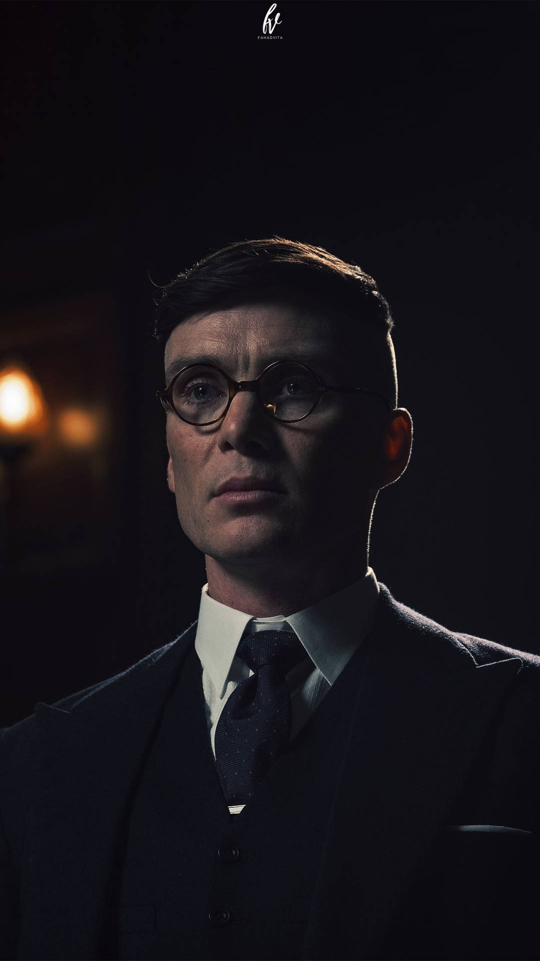 Download Peaky Blinders Thomas Shelby In Black Wallpaper