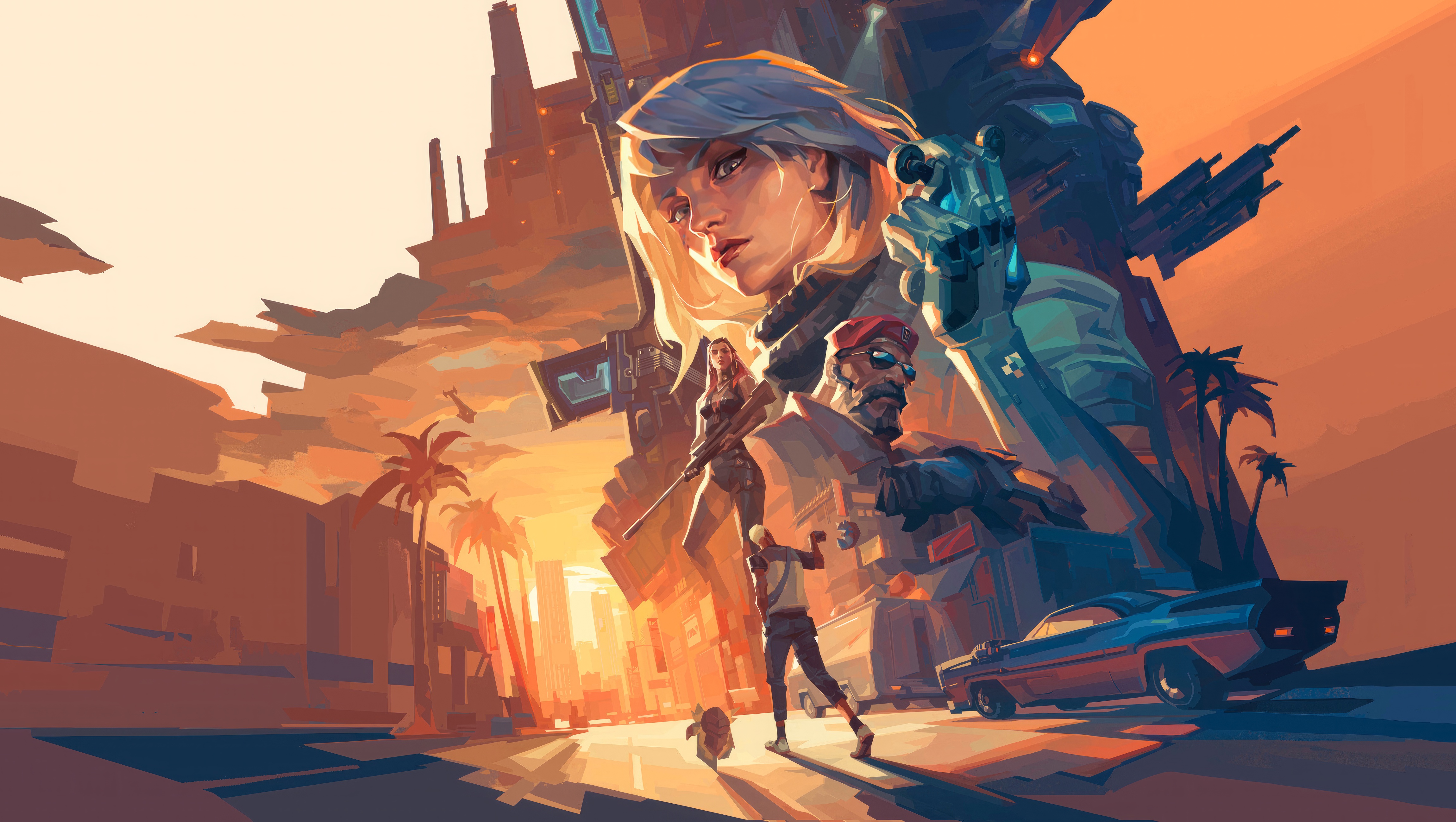 Valorant Deadlock Theme HD Wallpaper