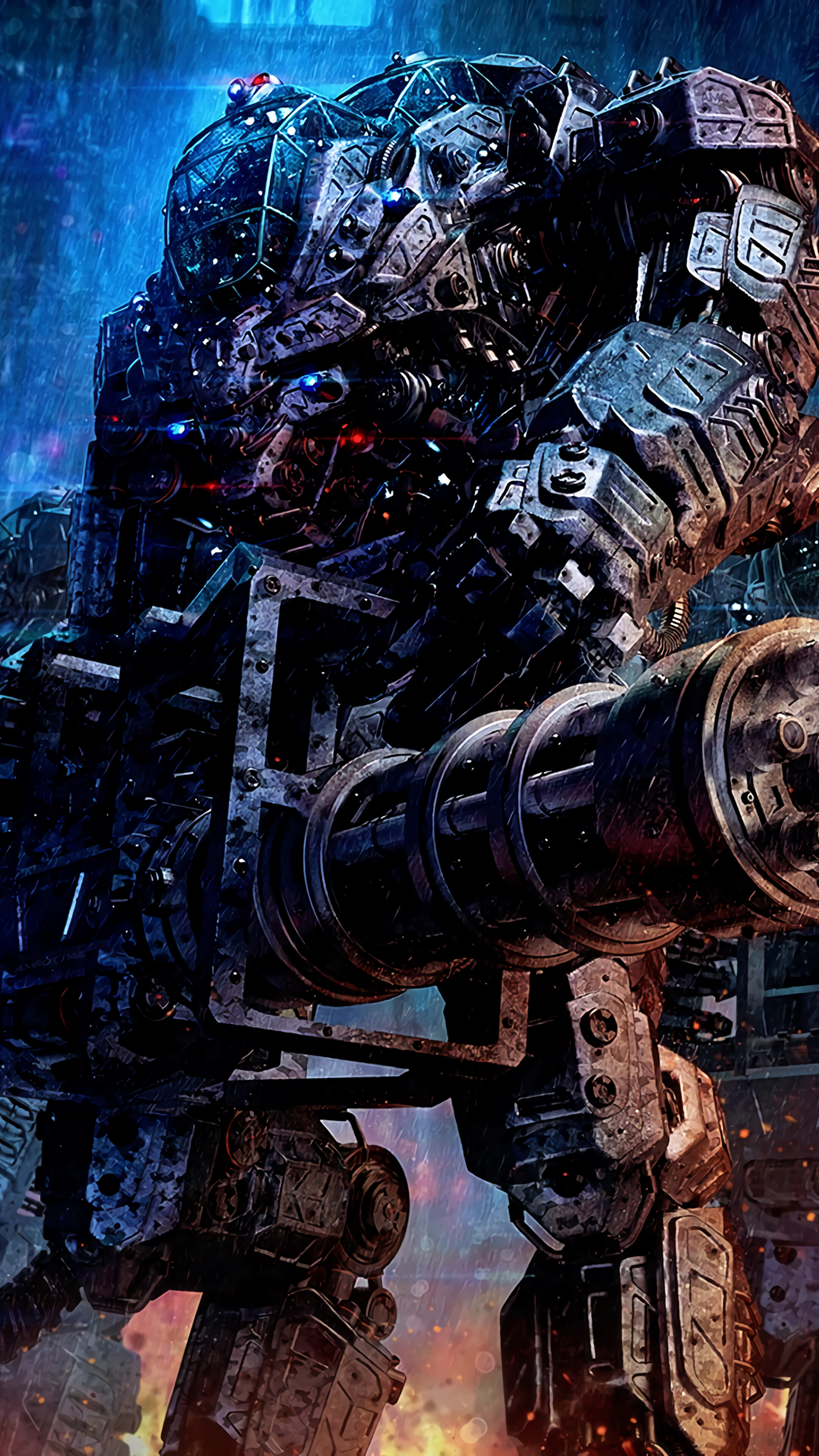 Sci Fi, Mech, Robots, 4k HD Phone