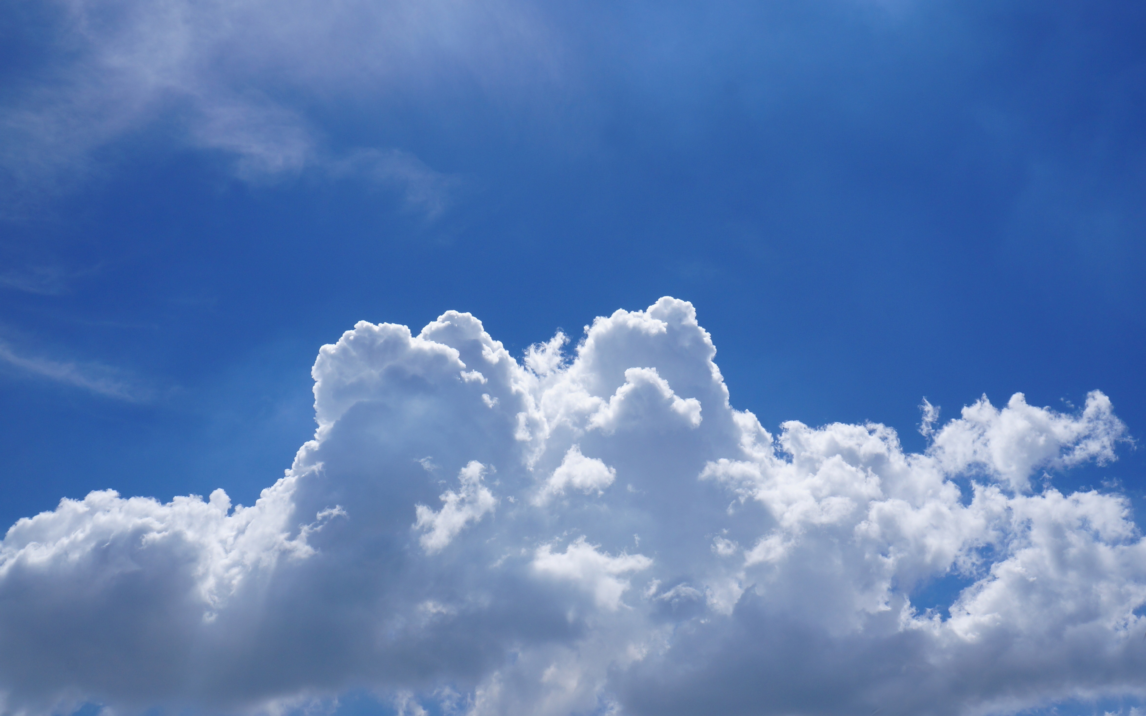 Download wallpaper 3840x2400 blue sky, clouds 4k wallaper, 4k ultra HD 16:10 wallpaper, 3840x2400 HD background, 965