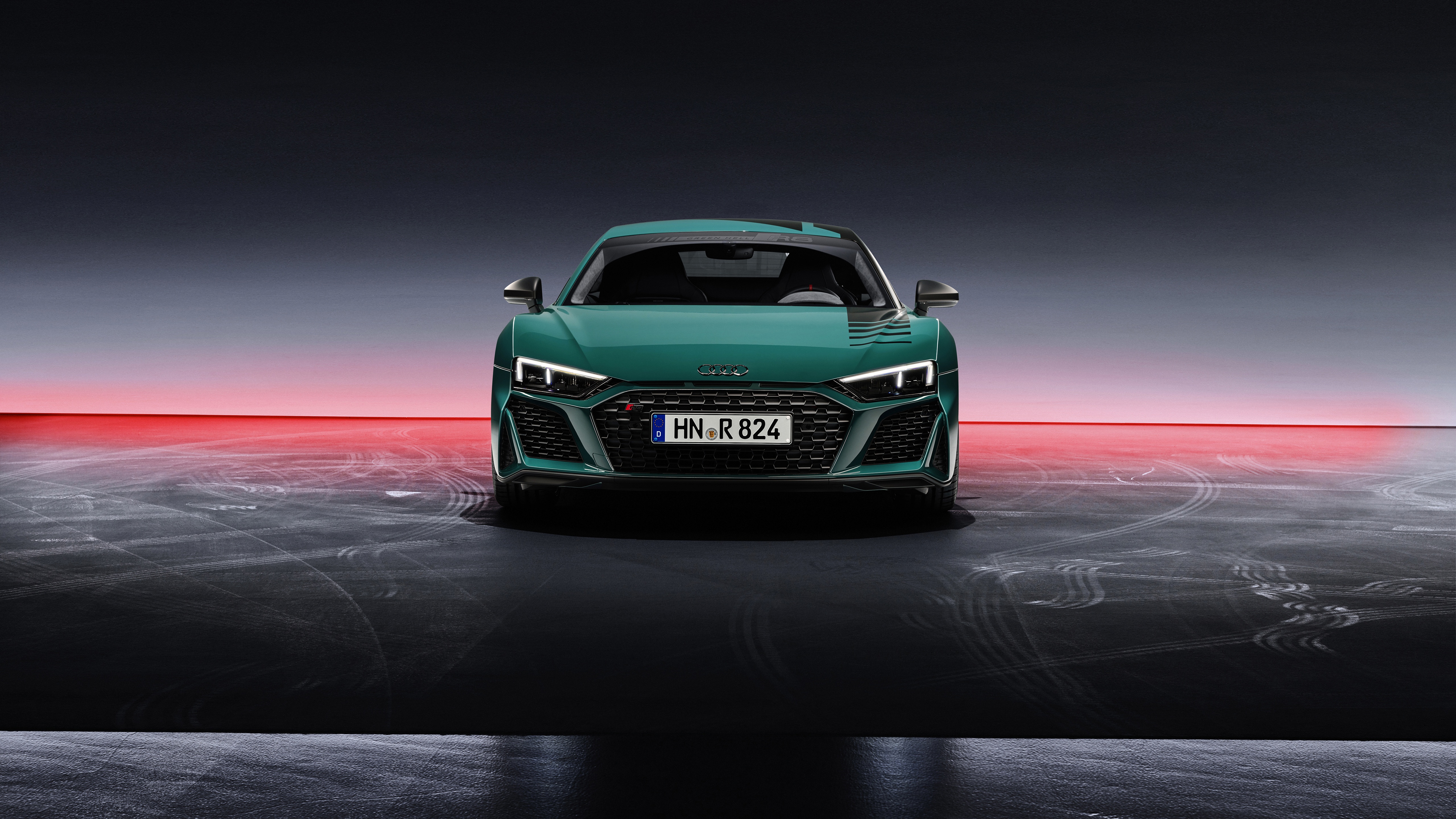 Audi R8 Green Hell Wallpaper 4K