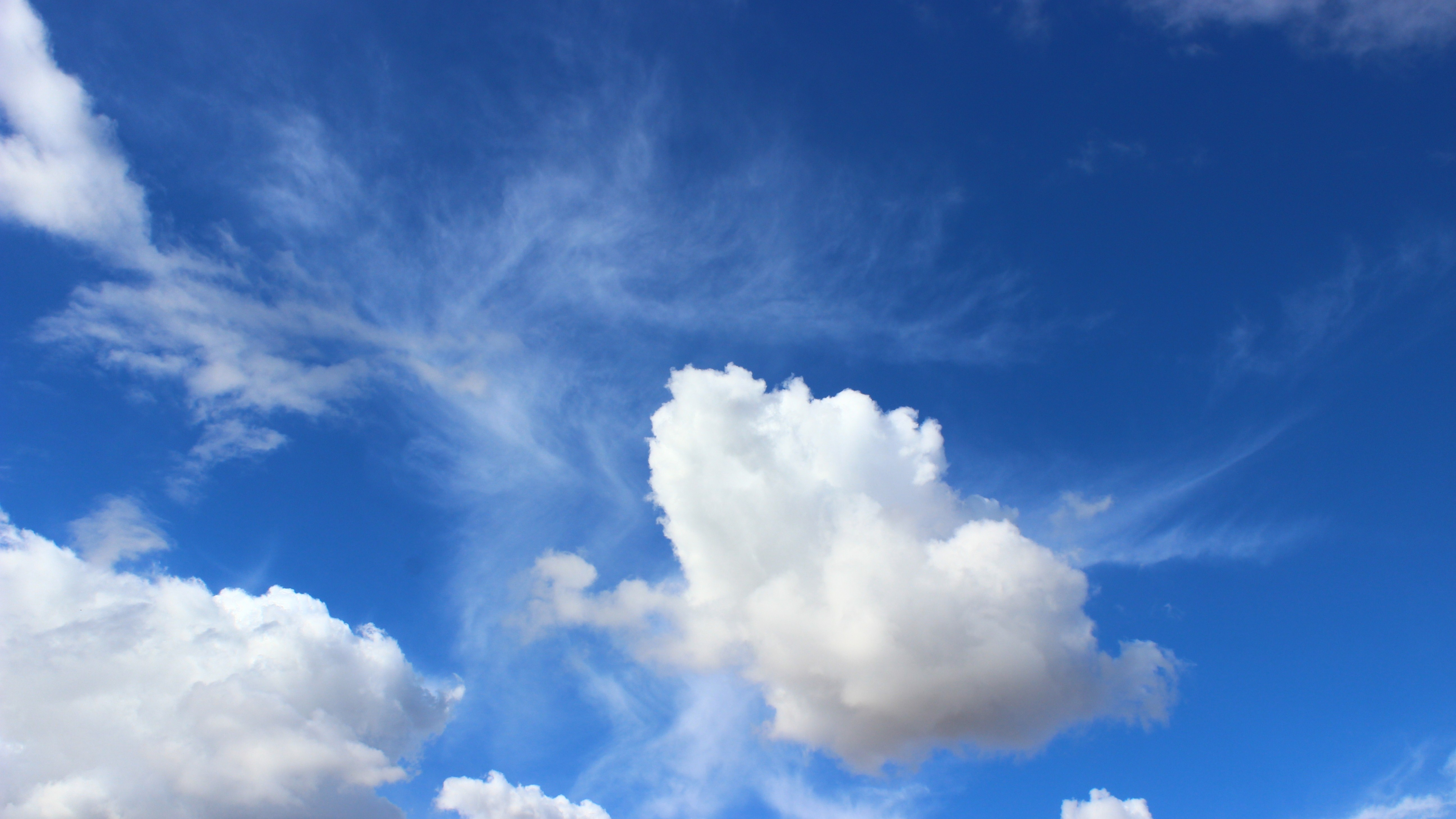 Download 3840x2160 Wallpaper Cloudy Sky, Blue Sky, 4 K, Uhd 16:9, Widescreen, 3840x2160 HD Image, Background, 8808
