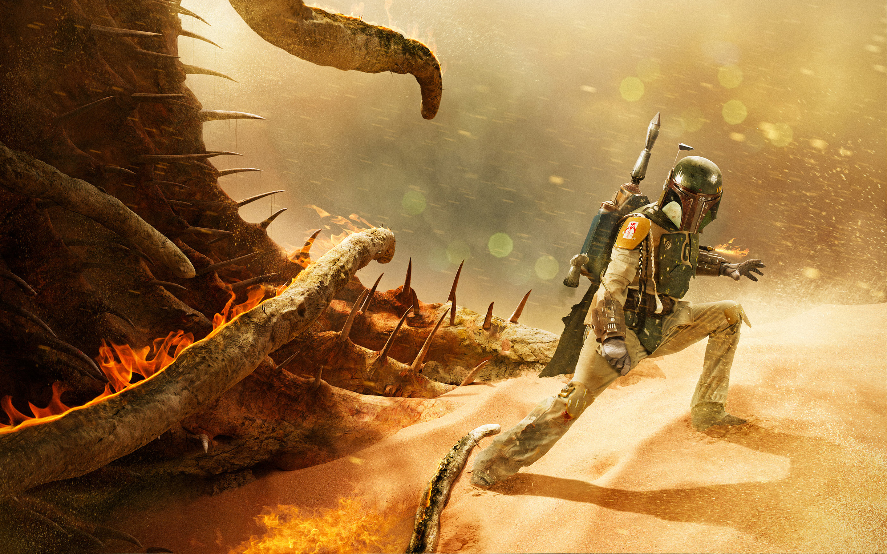 Boba Fett Return of the Jedi Artwork HD