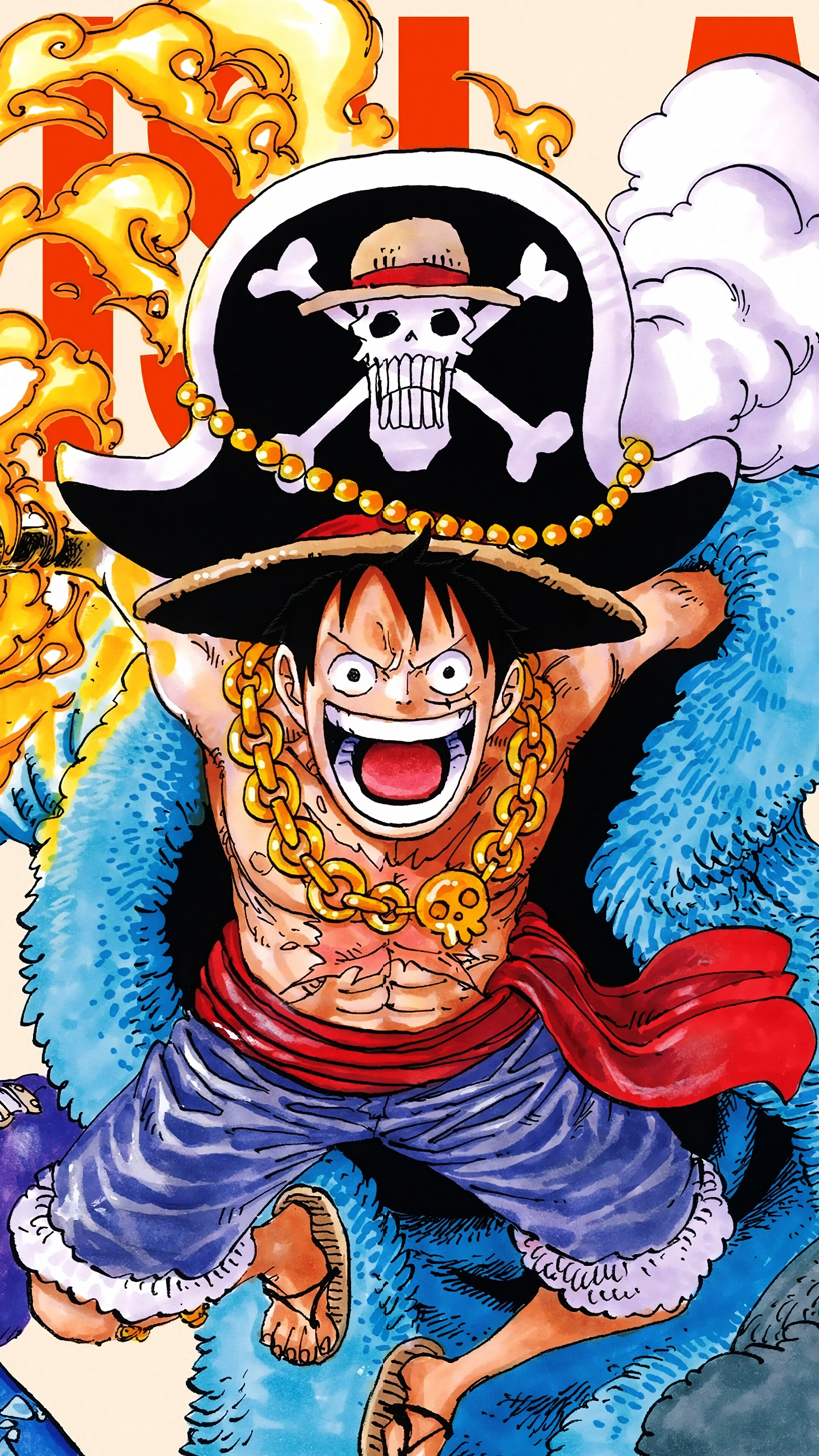 Luffy, Usopp, Nami, One Piece, 4K HD Phone Wallpaper