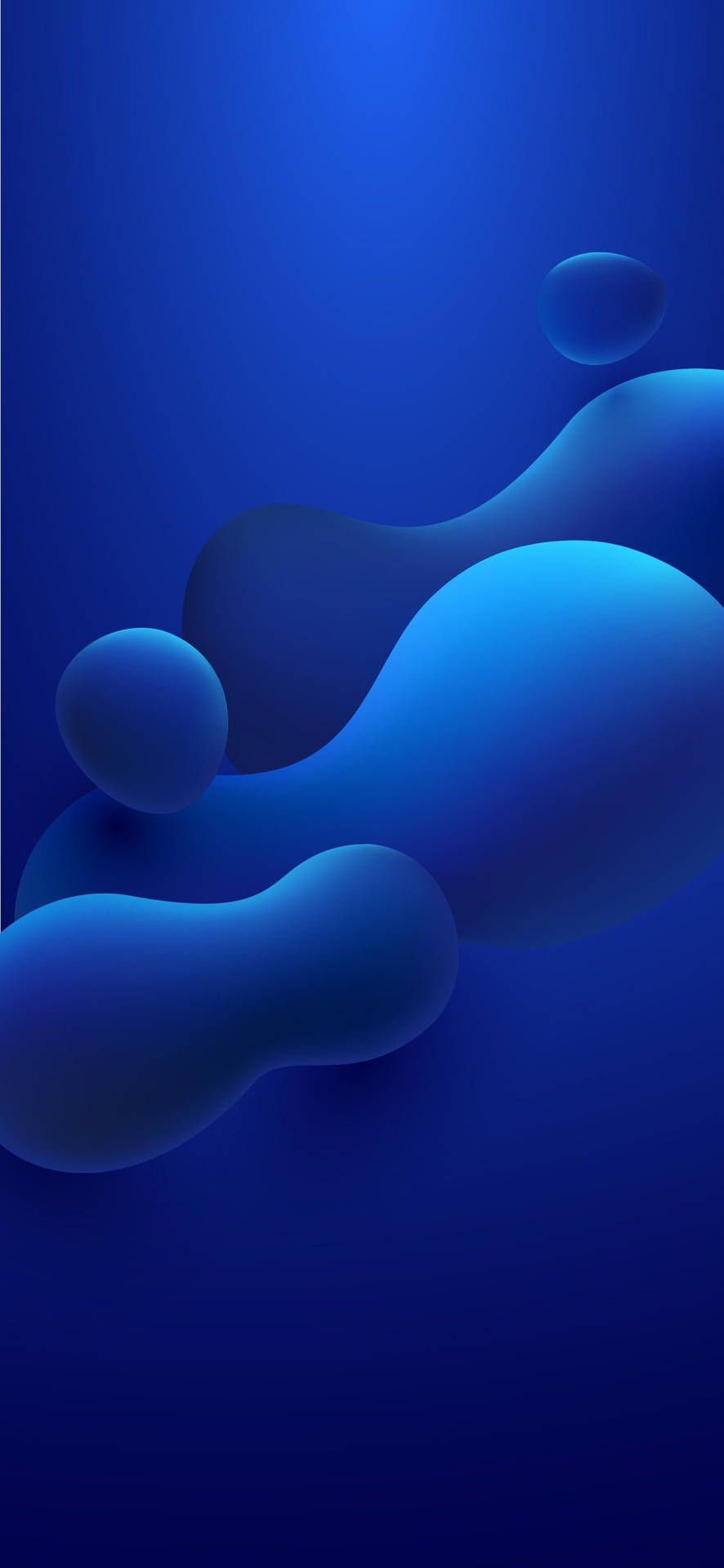 Download Liquid Blue iPhone Wallpaper