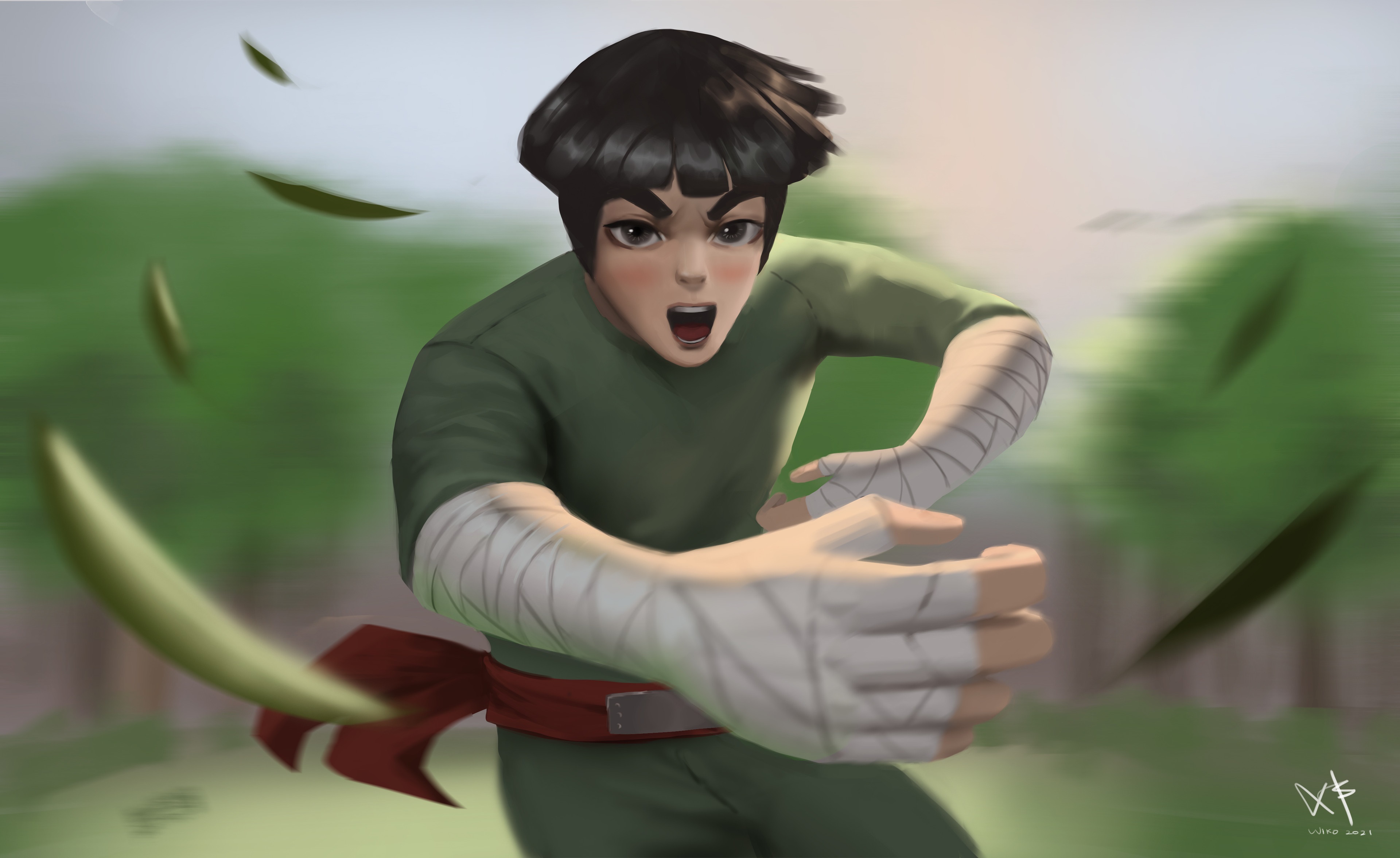 Naruto 4K, Rock Lee Gallery HD Wallpaper