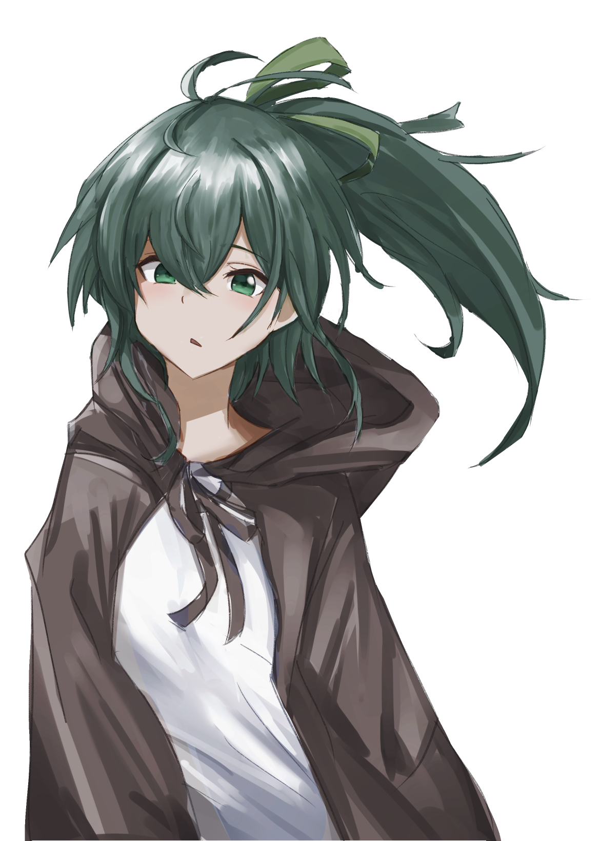 Anime Anime Girls Trading Card Games Yu Gi Oh Wynn The Wind Charmer Ponytail Green Hair Solo Artwork Wallpaper:1170x1638