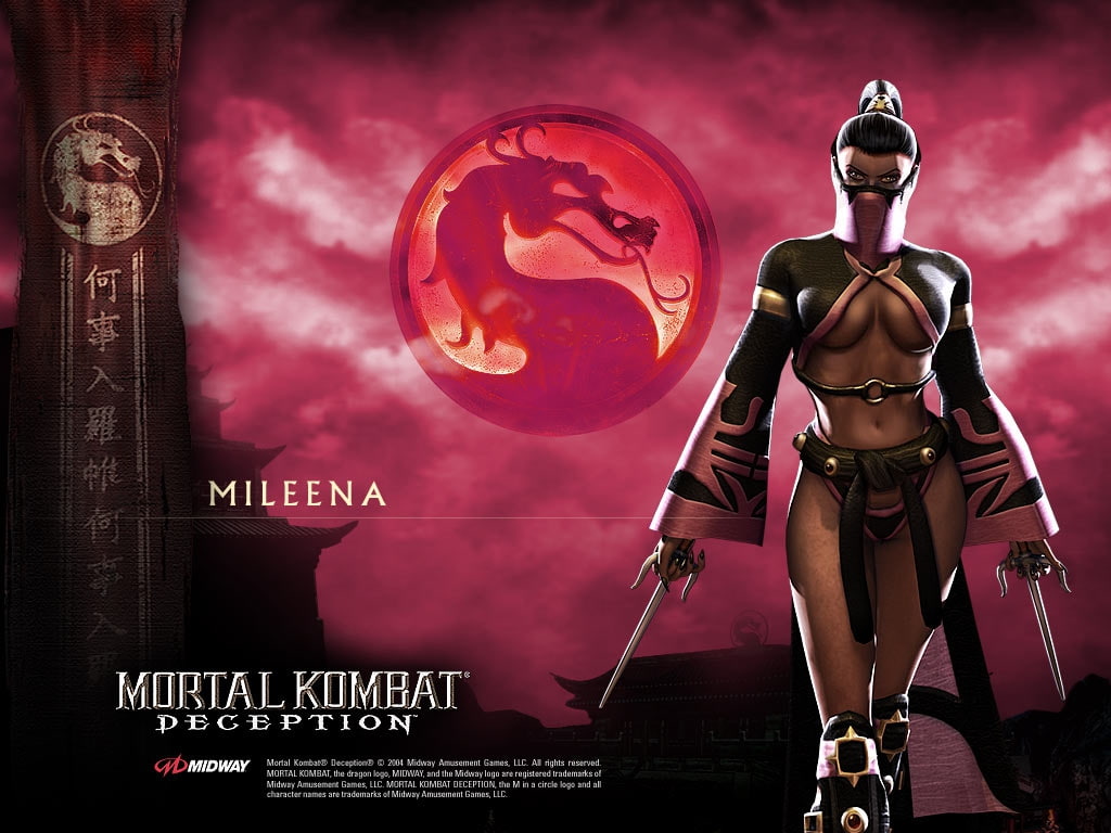 Wallpaper / hd, logo, Mortal Kombat, 480P, Mileena, mortal, x, video, art, games, kombat free download