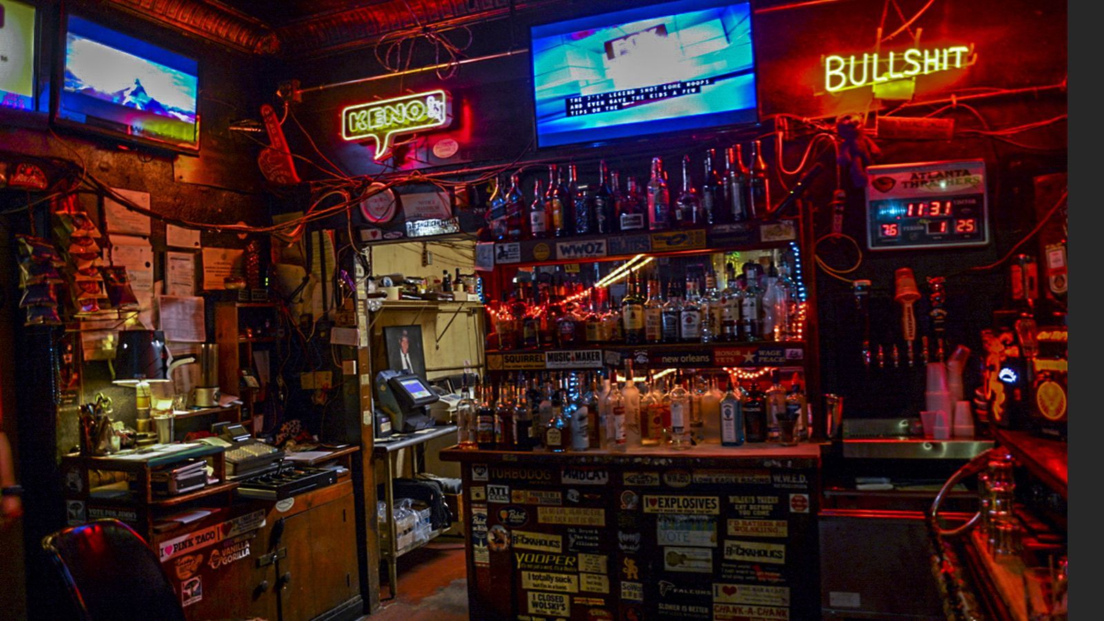 Atlanta Dive Bars for All Your Valentine's Day Needs. Dive bar, Cyberpunk interior, Cyberpunk interior design