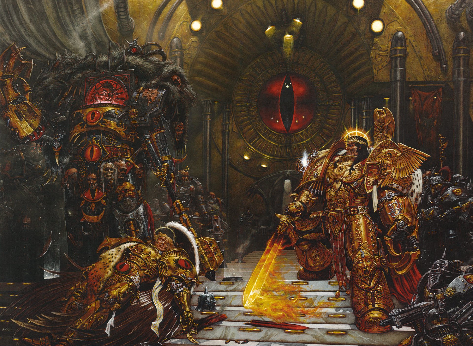 Emperor of Mankind (Warhammer 40k) HD Wallpaper and Background