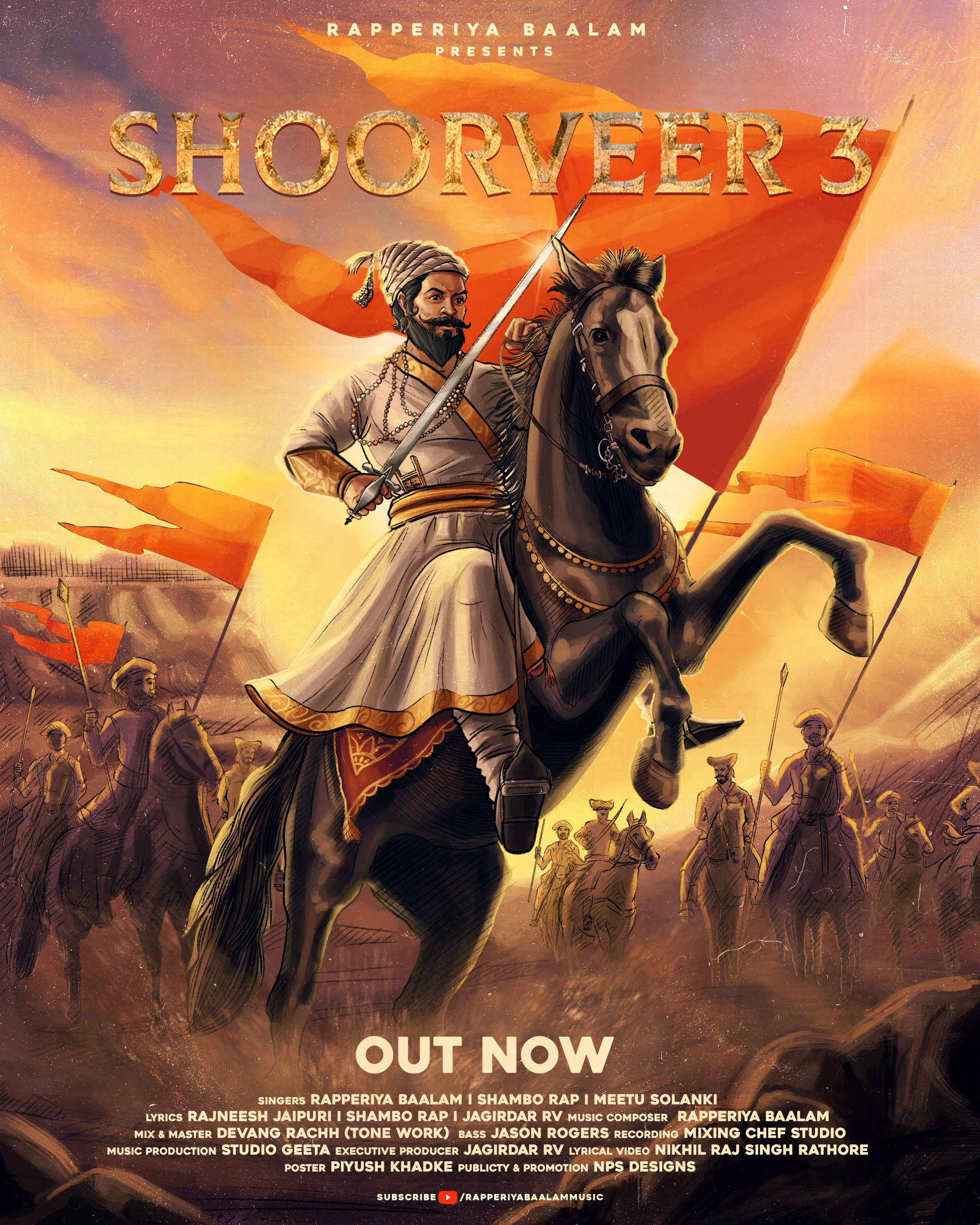 Rapperiya Baalam no Twitter: #छत्रपति_शिवाजी_महाराज की जय। #Shoorveer3 गीत आ गया है जरूर सुनिए। #shoorveer #shivajimaharajjayanti