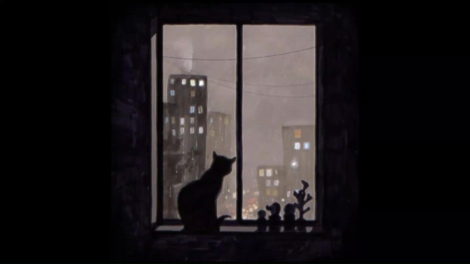 Cat Looking Out The Window Live Wallpaper