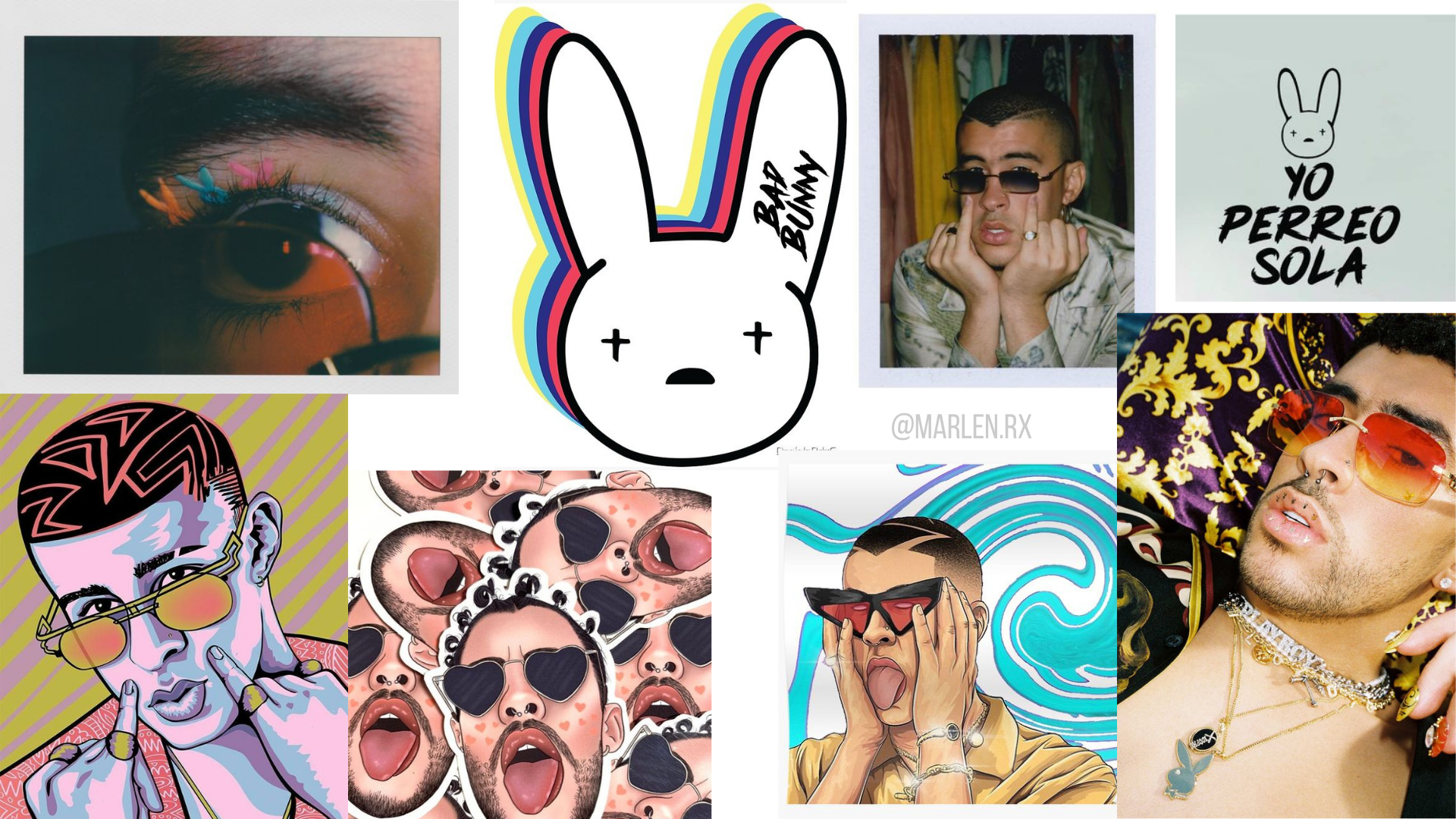 BAD BUNNY WALLPAPER. Bunny wallpaper, Wallpaper, Aesthetic picture