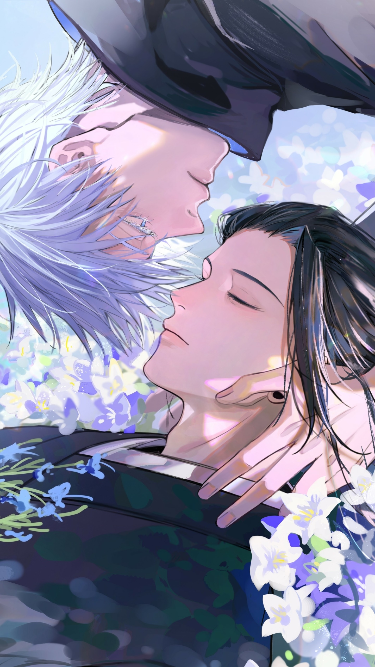 Wallpaper / Anime Jujutsu Kaisen Phone Wallpaper, Suguru Geto, Satoru Gojo, 1440x2560 free download