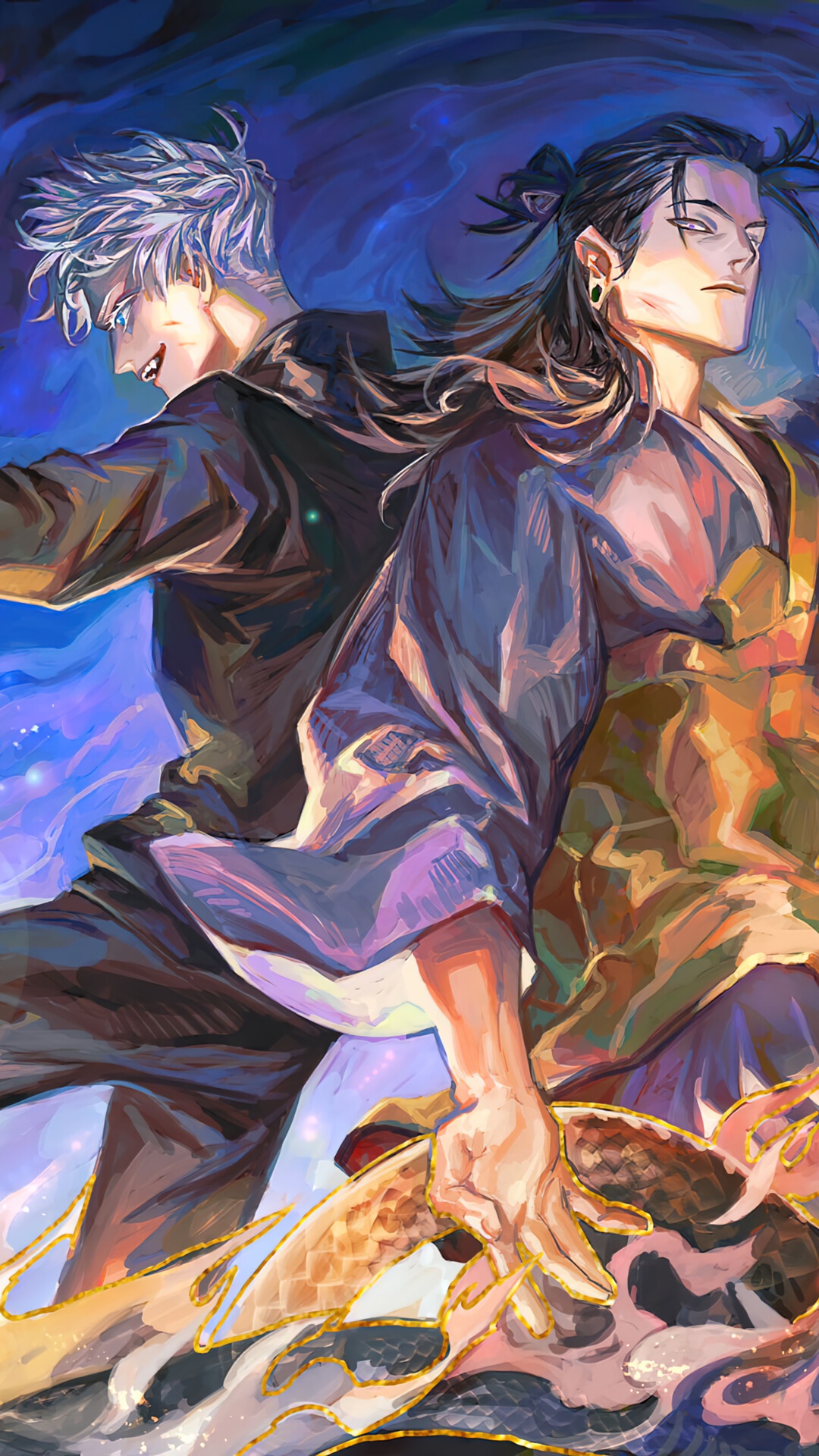 Satoru Gojo, Suguru Geto, Jujutsu Kaisen, Anime Gallery HD Wallpaper