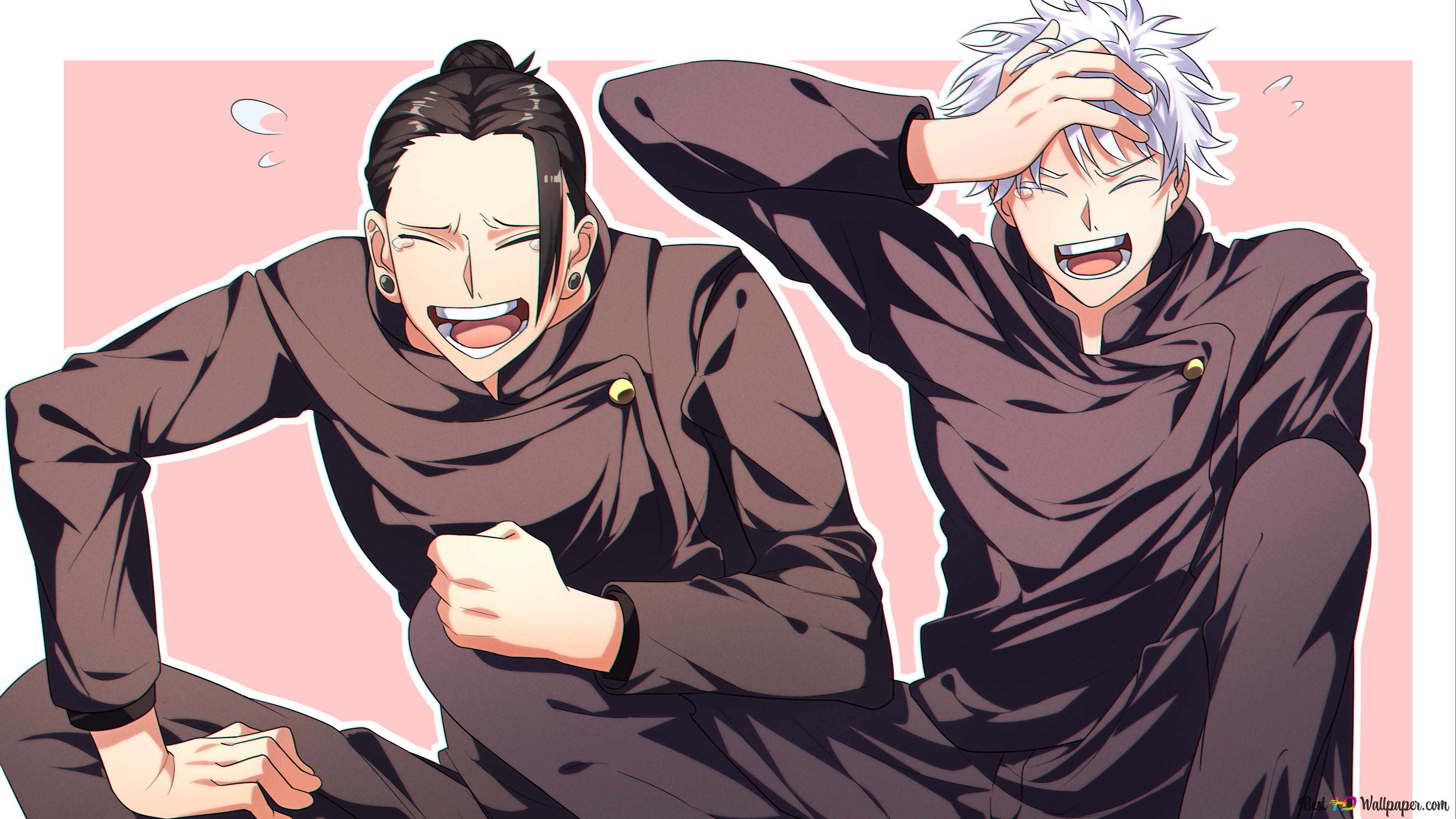 Jujutsu Kaisen Satoru Gojo and Suguru Geto 4K wallpaper download