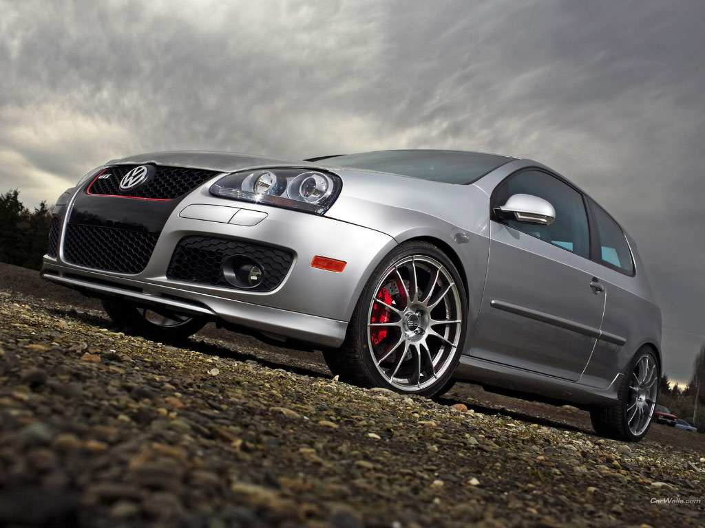 Wallpaper, sports car, silver cars, Volkswagen Golf Mk5, Golf GTI, Sedan, wheel, rim, land vehicle, automotive design, automotive exterior, automobile make, luxury vehicle, family car, bumper, compact car, city car, hatchback